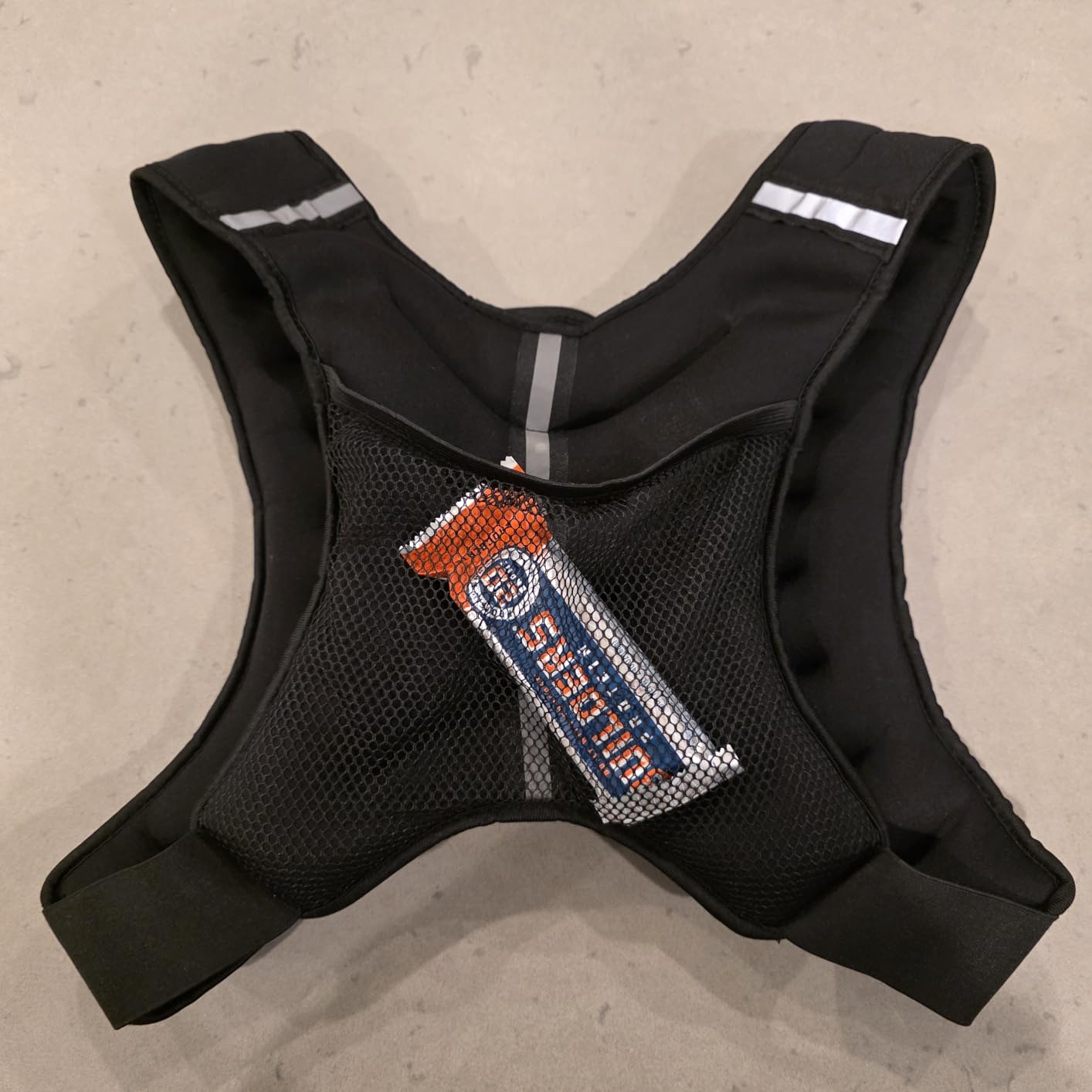 Renoj Weighted Vest for Women Men: Available in 6lb/8lb/10lb/11lb/12lb/14lb/16lb/20lb Fixed Weights for Walking, Running, Training, Exercise, Weight Loss - With Reflective Strips and Storage Pocket customer photo 2