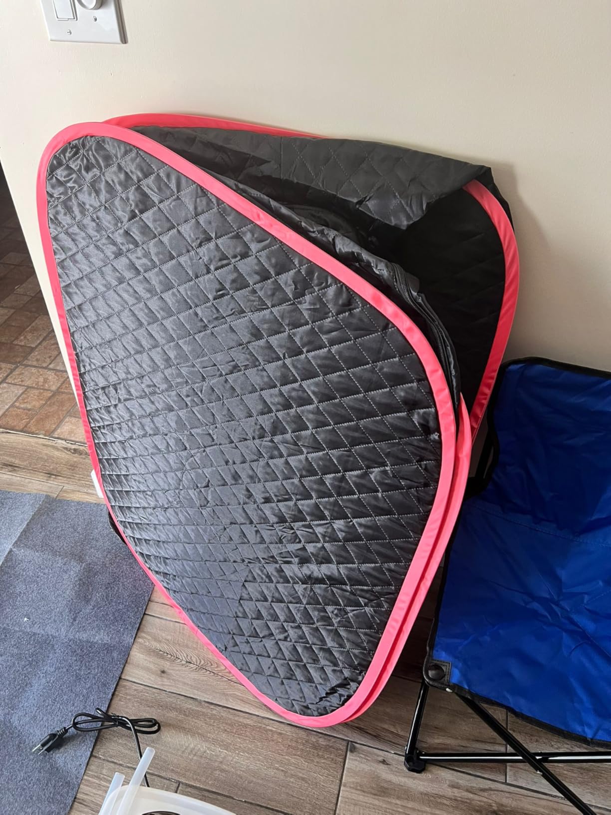 Portable Steam Sauna at Home, 9 Levels Heating, Sauna Tent for Home with Steamer and Folding Chair, Sauna for Relaxation, Detoxification, Spa customer photo 2