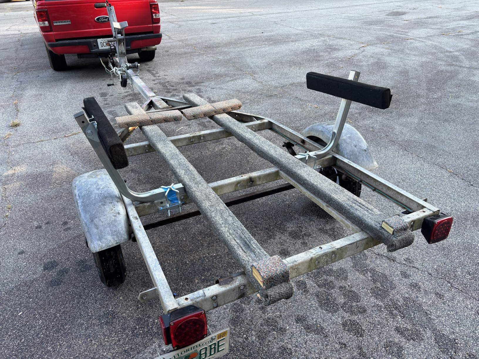 JY PERFORMANCE 24 IN/57 in Boat Trailer Guides Bunk Carpeted, Adjustable Boat Guide-on Hot Dip Galvanized Finish for Ski Boat, Fishing Boat, Sailboat, Kayak, Canoe customer photo 2