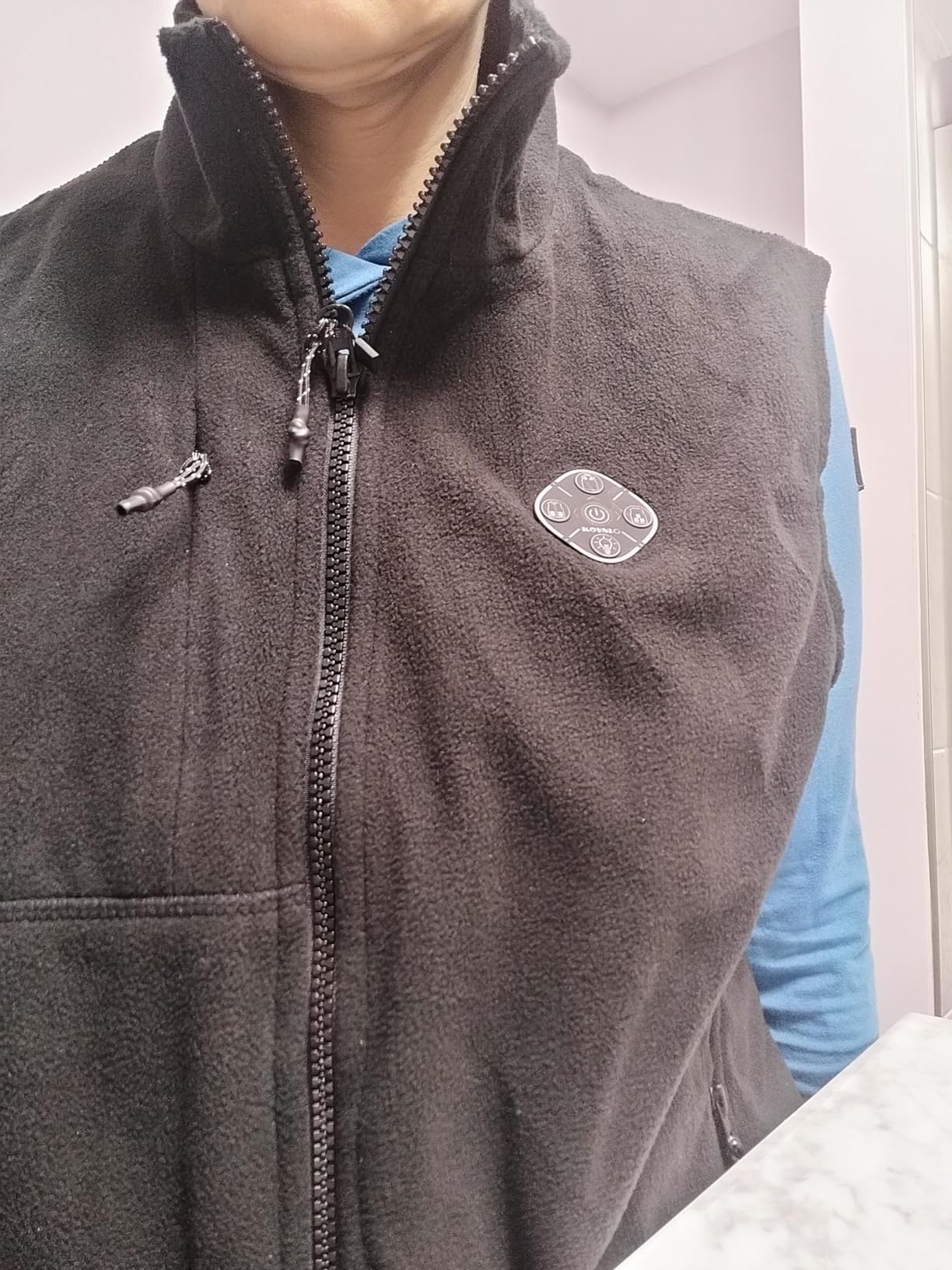 Heated Vest for Men with Battery Pack Included, Soft Fleece Smart Electric Lightweight Heated Jacket customer photo 1