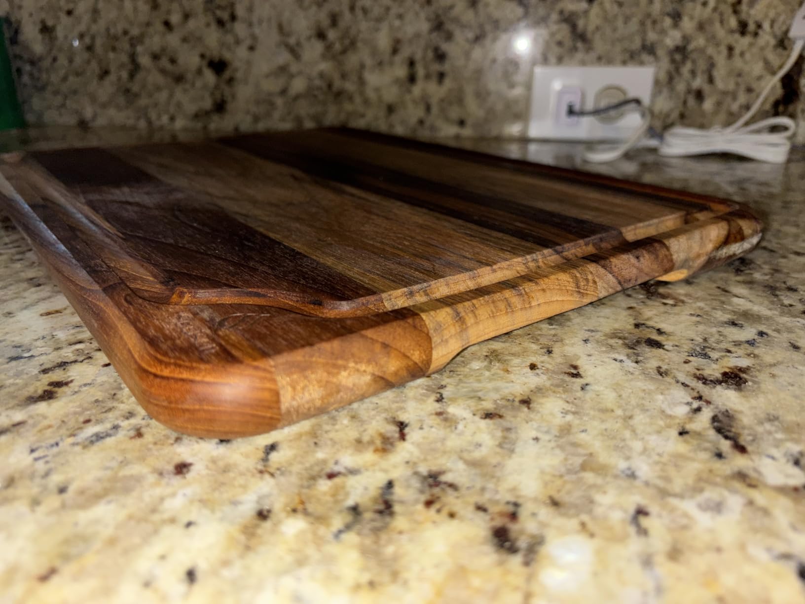 3 Pack Teak Wood Cutting Board Set for Kitchen Charcuterie Board Serving Heavy Duty Non Toxic Slip Over Sink Solid Thick Haus Wooden Chopping Board Large Big Small Meat Best Kitchen Essential Gift customer photo 2