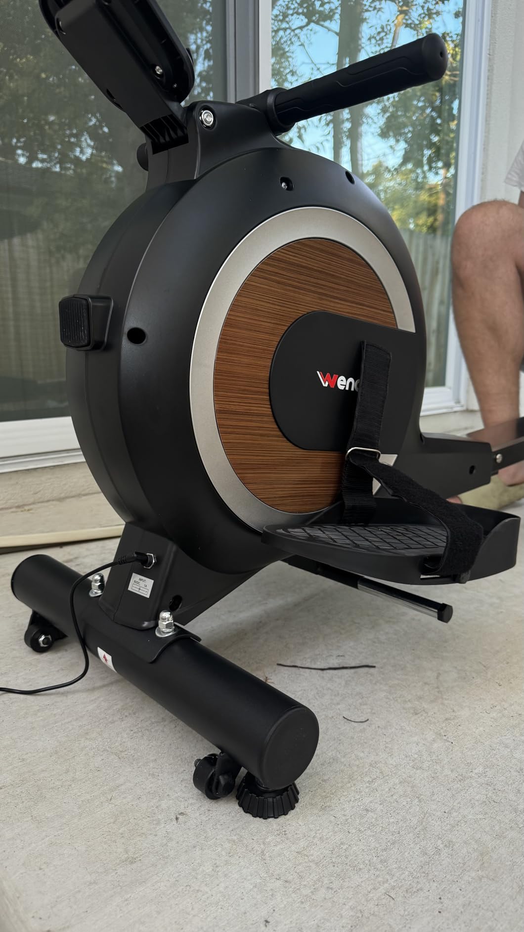 Rowing Machine, Wenoker Magnetic Rower Machine for Home, App Supported 350 LB Weight Capacity, Smooth Whisper Quiet with LCD Monitor Tablet Holder & Comfortable Seat Cushion, Compact and Saves Space customer photo 1