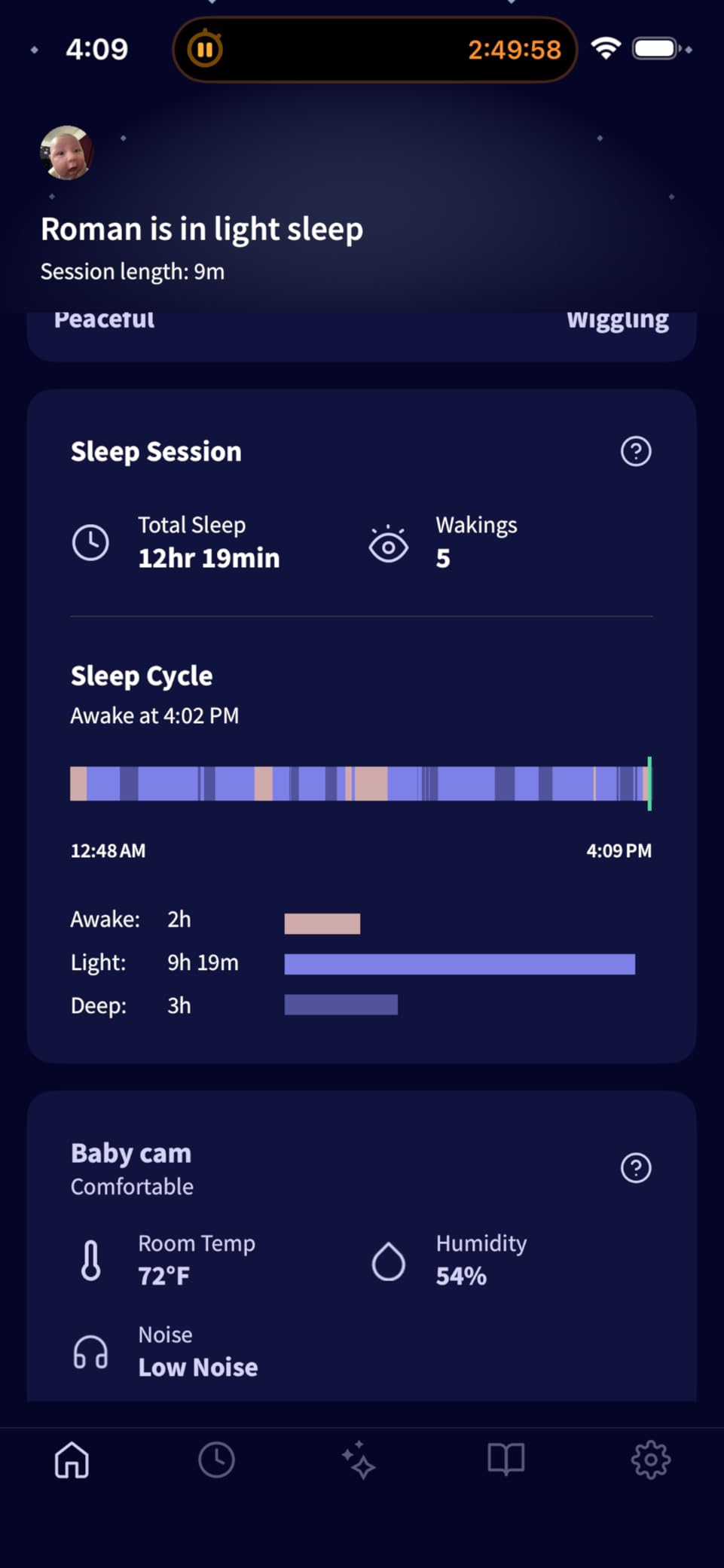 Owlet Dream Duo (Gen 3) Smart Baby Monitor All-in-One Bundle - 2K HD Video Baby Monitor with Alerts & Owlet Dream Sock Tracks Baby's Oxygen, Heart Rate & Sleep | Health Insights via App customer photo 1