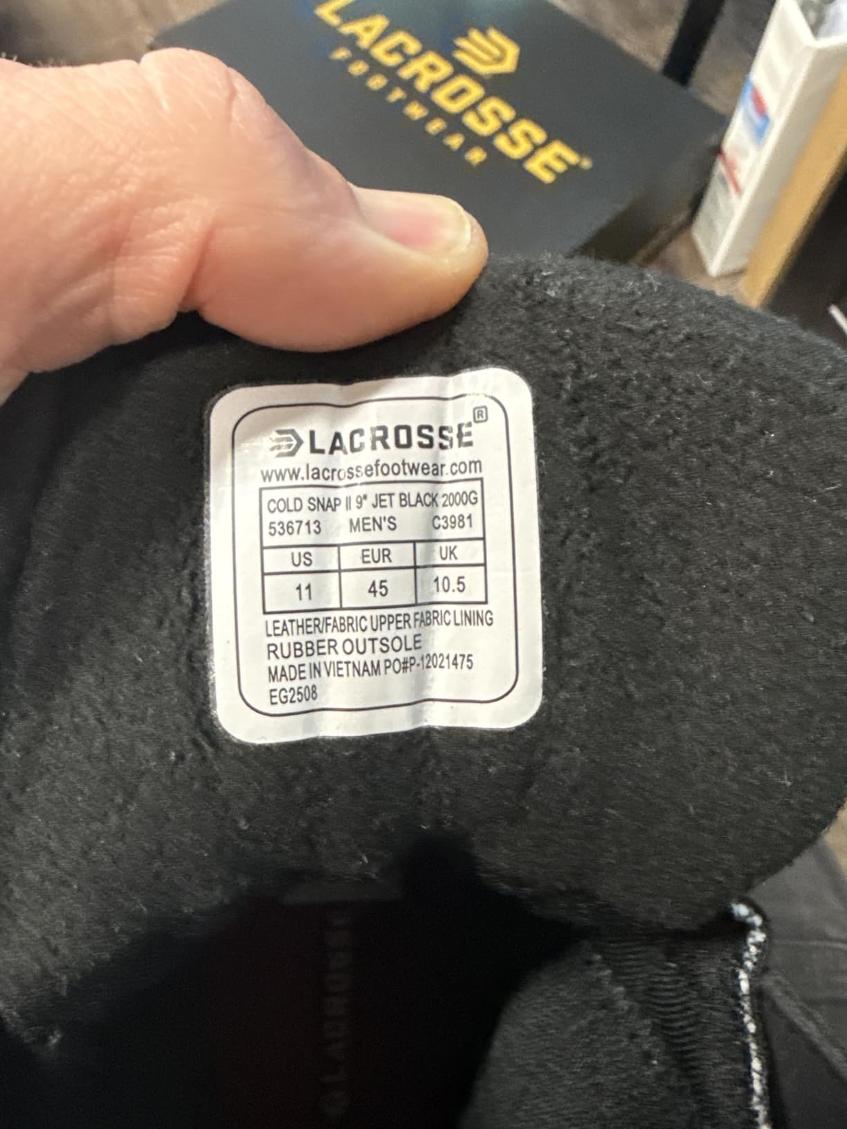 LaCrosse Men's Cold Snap 9