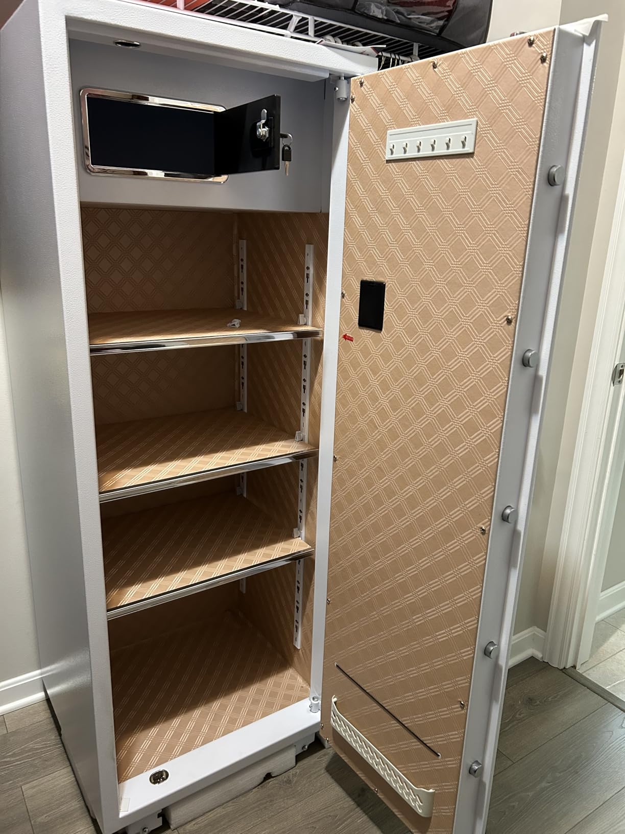 TIGERKING 17.6 Cu Ft Extra Large Home Security Safe - Touchscreen Lock, Heavy-Duty Steel Construction, Internal Compartment, Jewelry & Luxury Items, Ideal for Home or Office (Black, Classic Style) customer photo 1