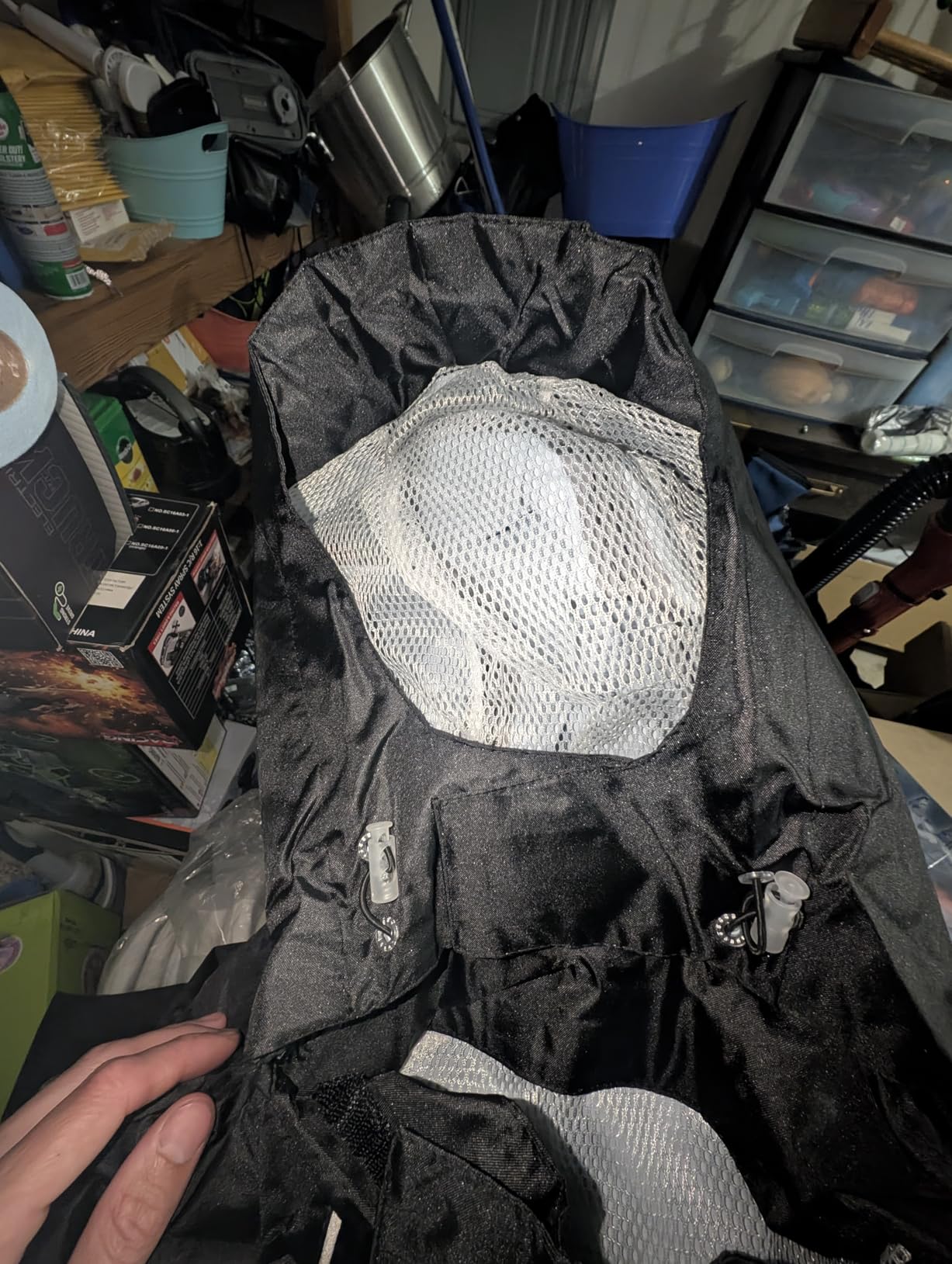 ILM Motorcycle Rain Suit for Men 2 Piece Waterproof Jacket and Pants Hidden Shoe Cover Breathable Reflective Model RS03 customer photo 1