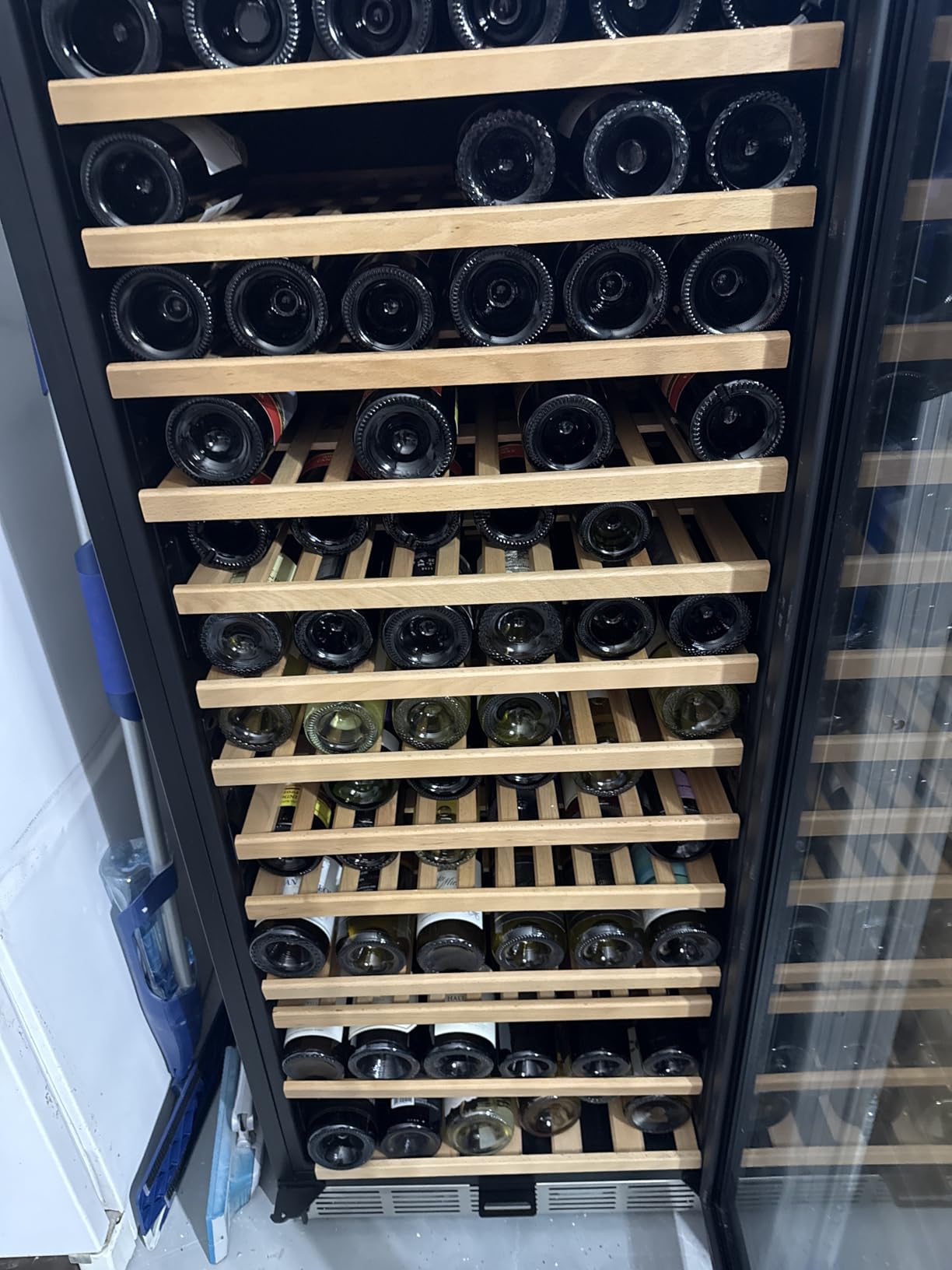 24 Inch Wine Cooler Refrigerator, 46 Bottle Dual Zone Wine Fridge with Stainless Steel Glass Door, Adjustable Shelves, Upgraded Compressor, Built-In Freestanding for Home, Bar, Kitchen customer photo 2