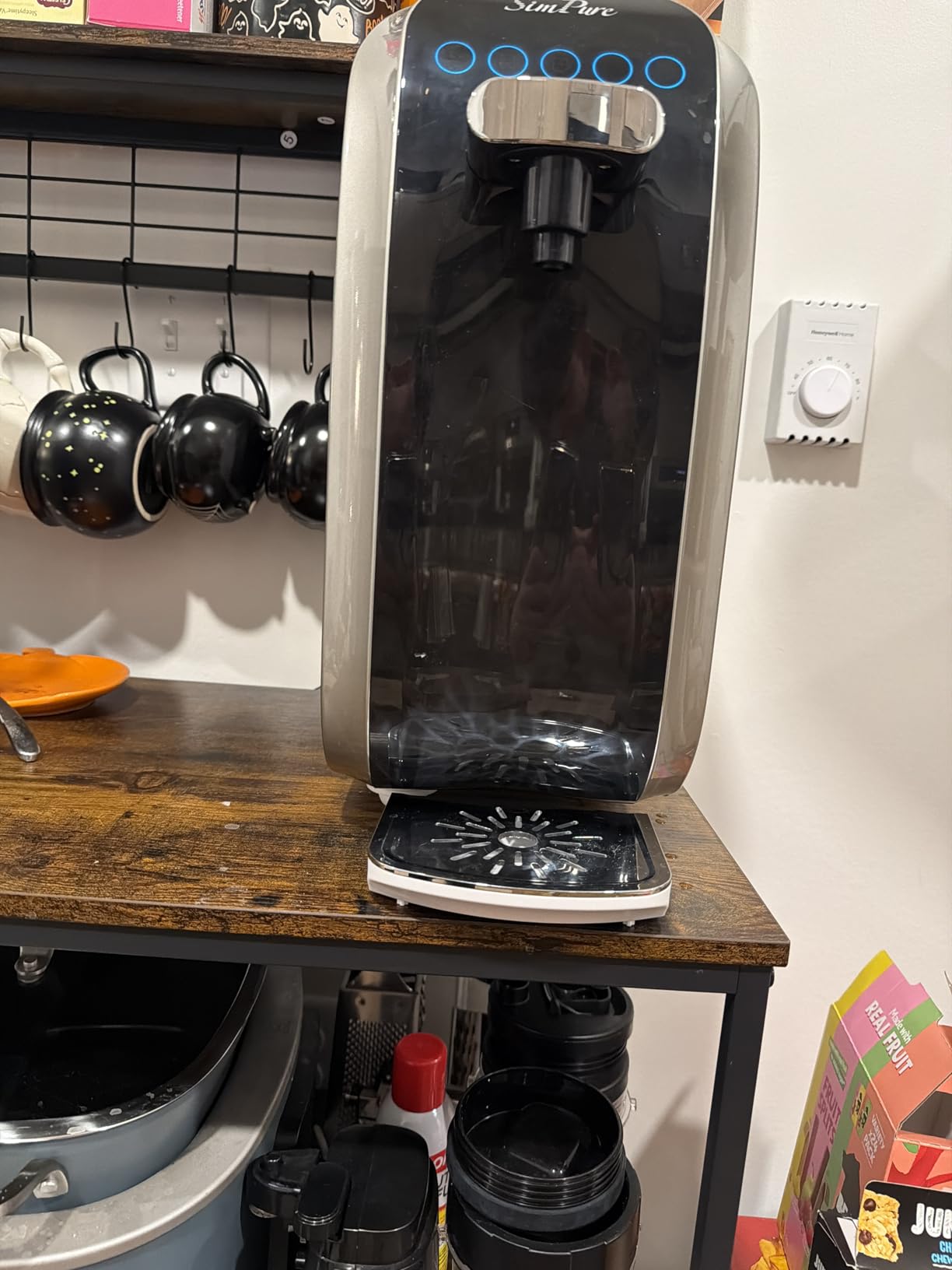 SimPure Y7T-A Countertop Reverse Osmosis Water Filter, NSF/ANSI 58 Certified, 5 Stage RO Water Filtration System, Water Purifier for Home, No Installation, 4: 1 Pure to Drain, pH+ Balanced ALK Taste customer photo 2