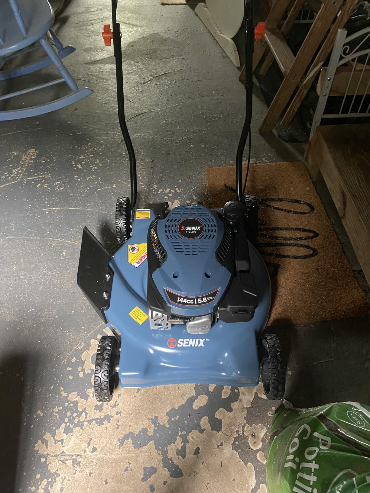 SENIX Gas Lawn Mower, 22
