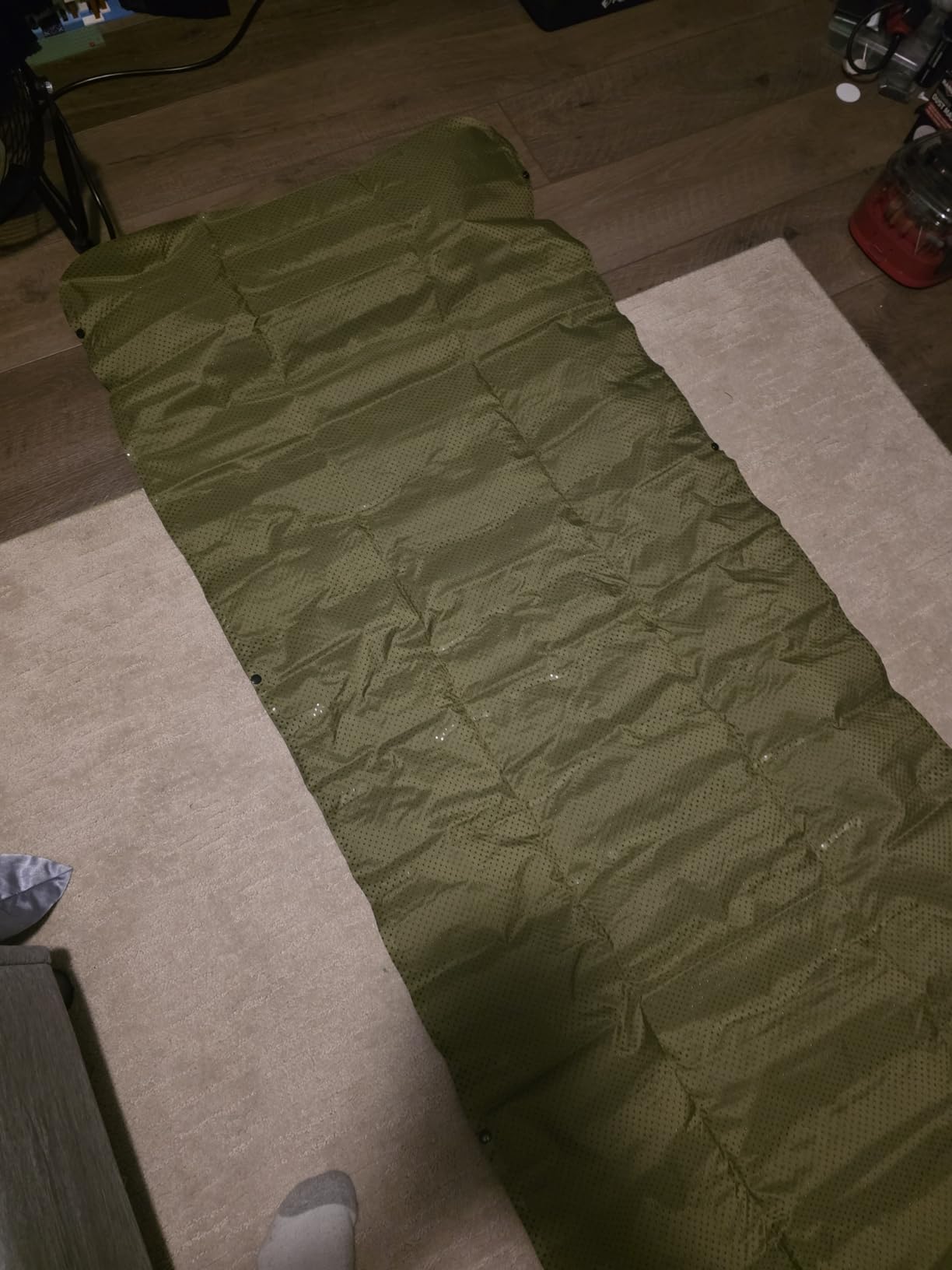 Sleeping Pad, Ultralight Inflatable Sleeping Pad for Camping with Pillow Built-in Foot Pump, Extra Thick Compact Camping Sleeping Mat for Hiking, Backpacking, Tent Use customer photo 1