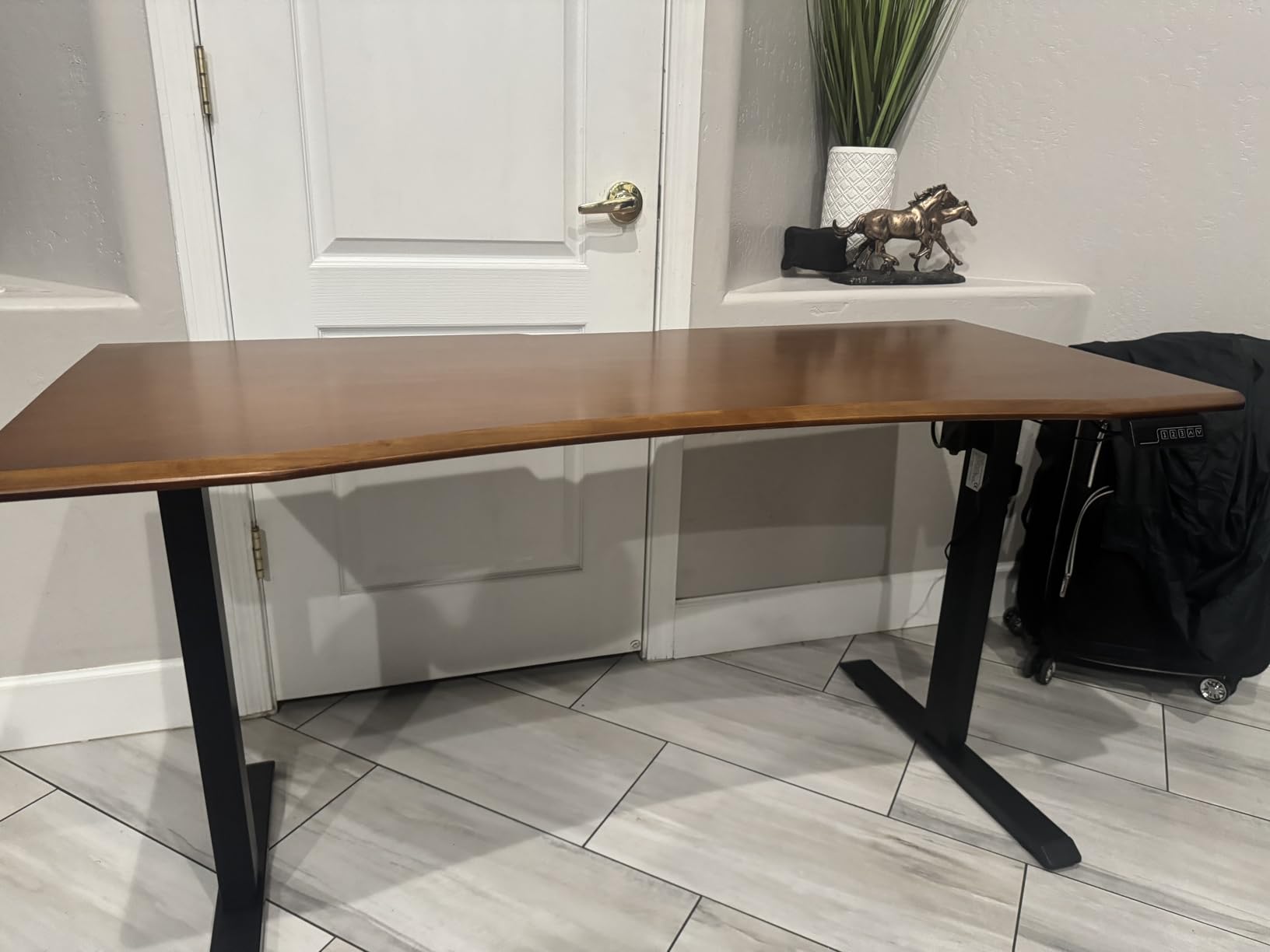 Solid Wood Electric Standing Desk 55x23.6