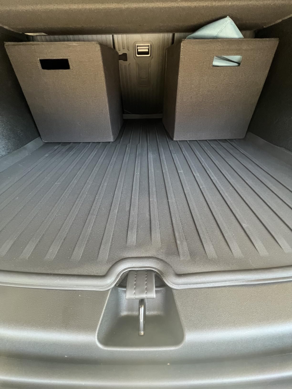 All Weather Cargo Liners for New 2025 2026 Tesla Model Y Juniper Trunk Mat with Front and Rear Frunk Trunk Tray Mats Protector Anti-Slip TPE Accessories (3PCS) customer photo 1
