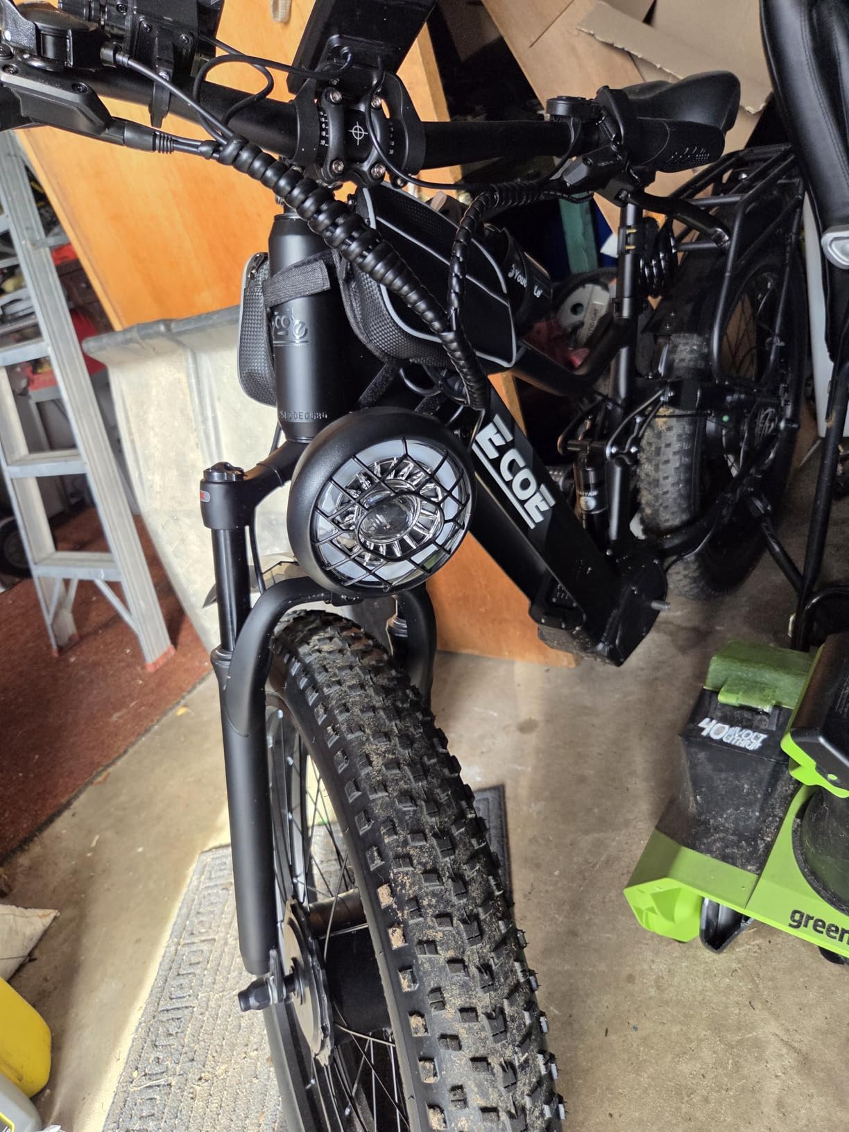 EcoE 6000/7000W Dual Motor Electric Bike for Adults 52MPH Charge Voltage 63 V32A, 26x4 Fat Tire All Terrain Ebikes, Full Suspension E Bike, SHM 7-Speed Gear Electric Bicycle customer photo 2