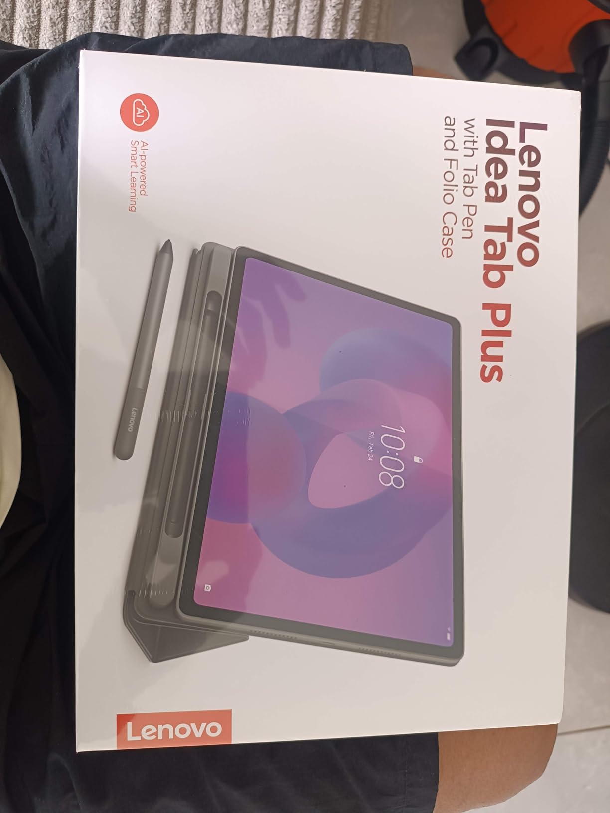 Lenovo Idea Tab Plus - Lightweight Tablet - 12.1″ 2.5K IPS Touchscreen Display - 90Hz - MediaTek Dimensity 6400-8GB Memory - 128GB Storage - Integrated Arm Mali-G57 MC2 - tab Pen & Folio case customer photo 1