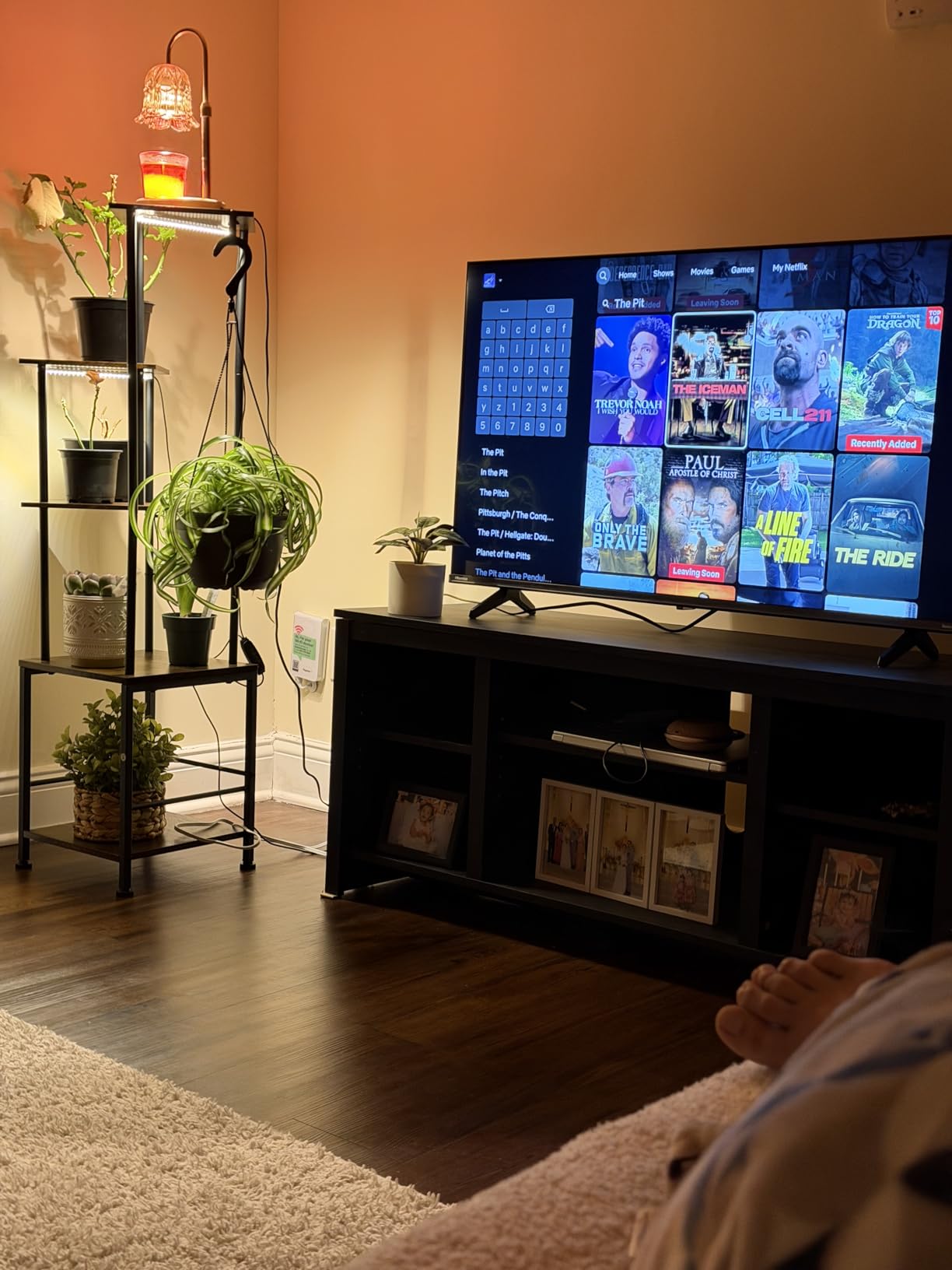 Candle Warmer Lamp Adjustable Timer - Electric Flower Glass Candles Warmers Adjustable Height Dimmable Vintage Base Modern Wax Candles Top Warmers for Small Jar Scented Wax Melts customer photo 1