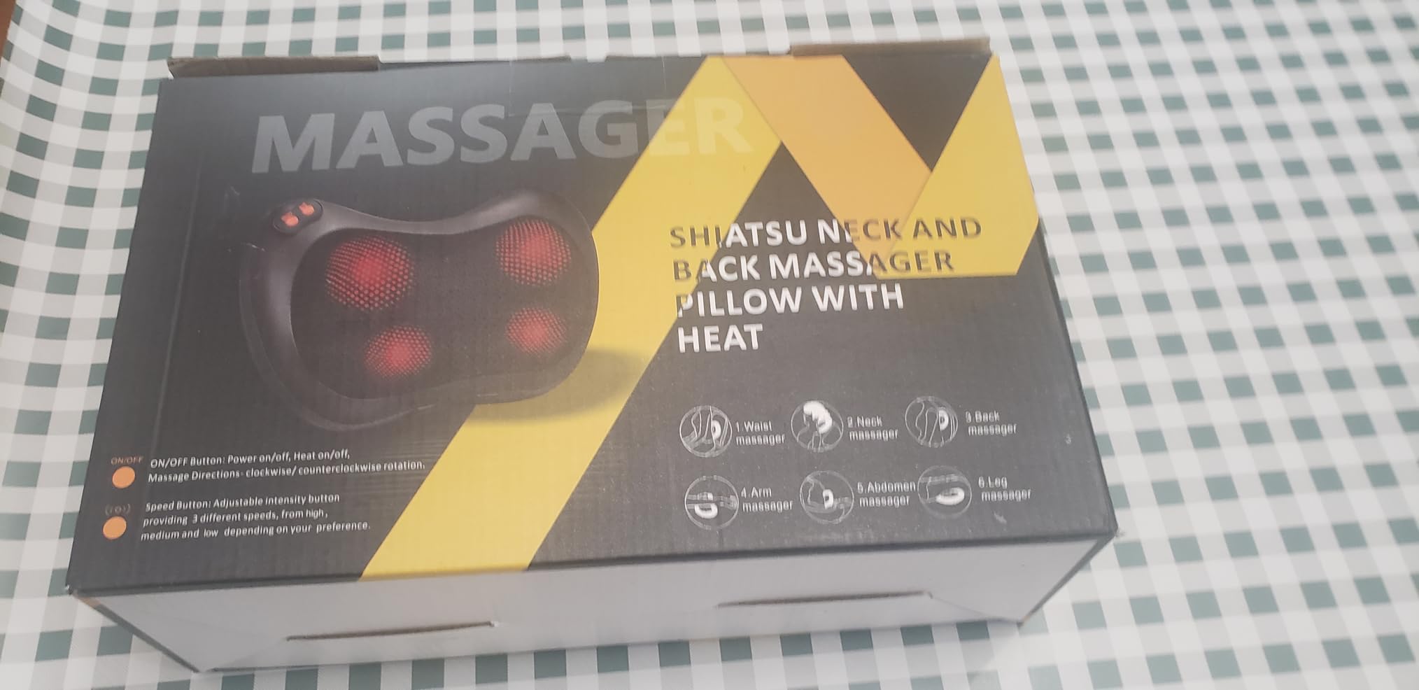 SLOTHMORE Vibration Back Massager for Chair with Heat, Chair Massager Pad with 8 Vibration, Seat Cushion for Seniors, Office Workers & Family, Fatigue & Pain Relief in Office, Home & Travel customer photo 1