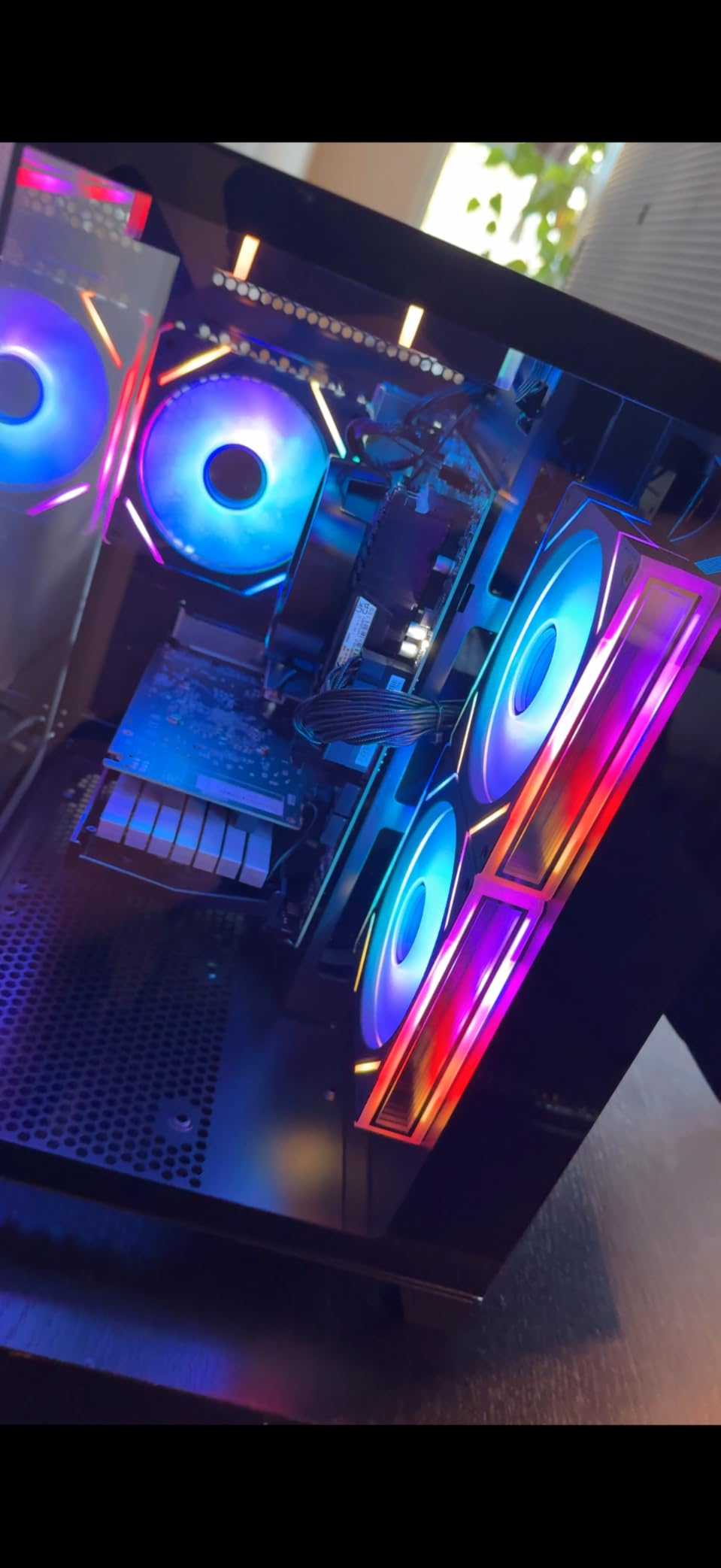 Gaming Desktop Computer PC, AMD Ryzen 5 5600, RTX3050 6GB, 32GB RAM and 1TB M.2 NVMe PCIe, ARGB Fan, WiFi, Game Design Office Console, Sea View Room, Prebuilt Gaming PC Tower customer photo 2