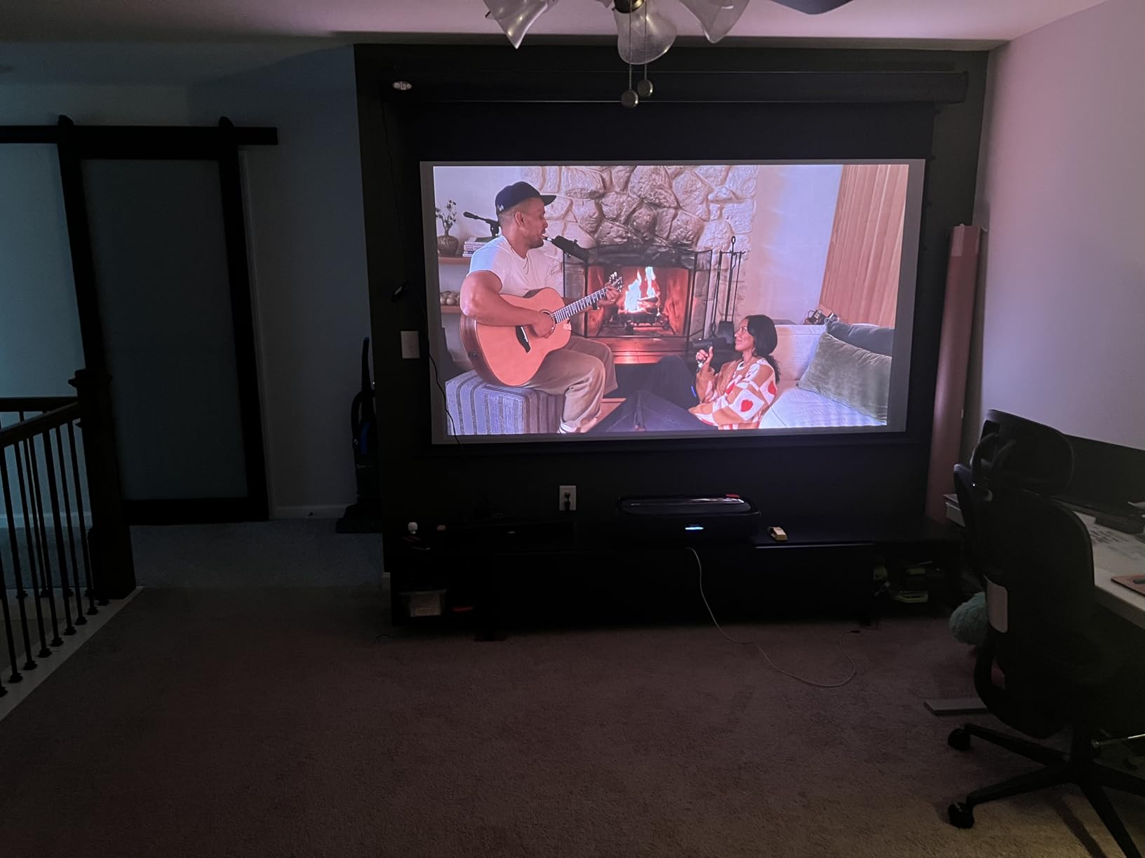 Hisense L9Q Ultra Short Throw Triple Laser Projector, 4K UHD, 5000 Lumens, 5000:1 Contrast, 80-200 inches, Dolby Vision & Atmos, IMAX Enhanced, Google TV, Pantone Validated, Tuned by Devialet customer photo 2