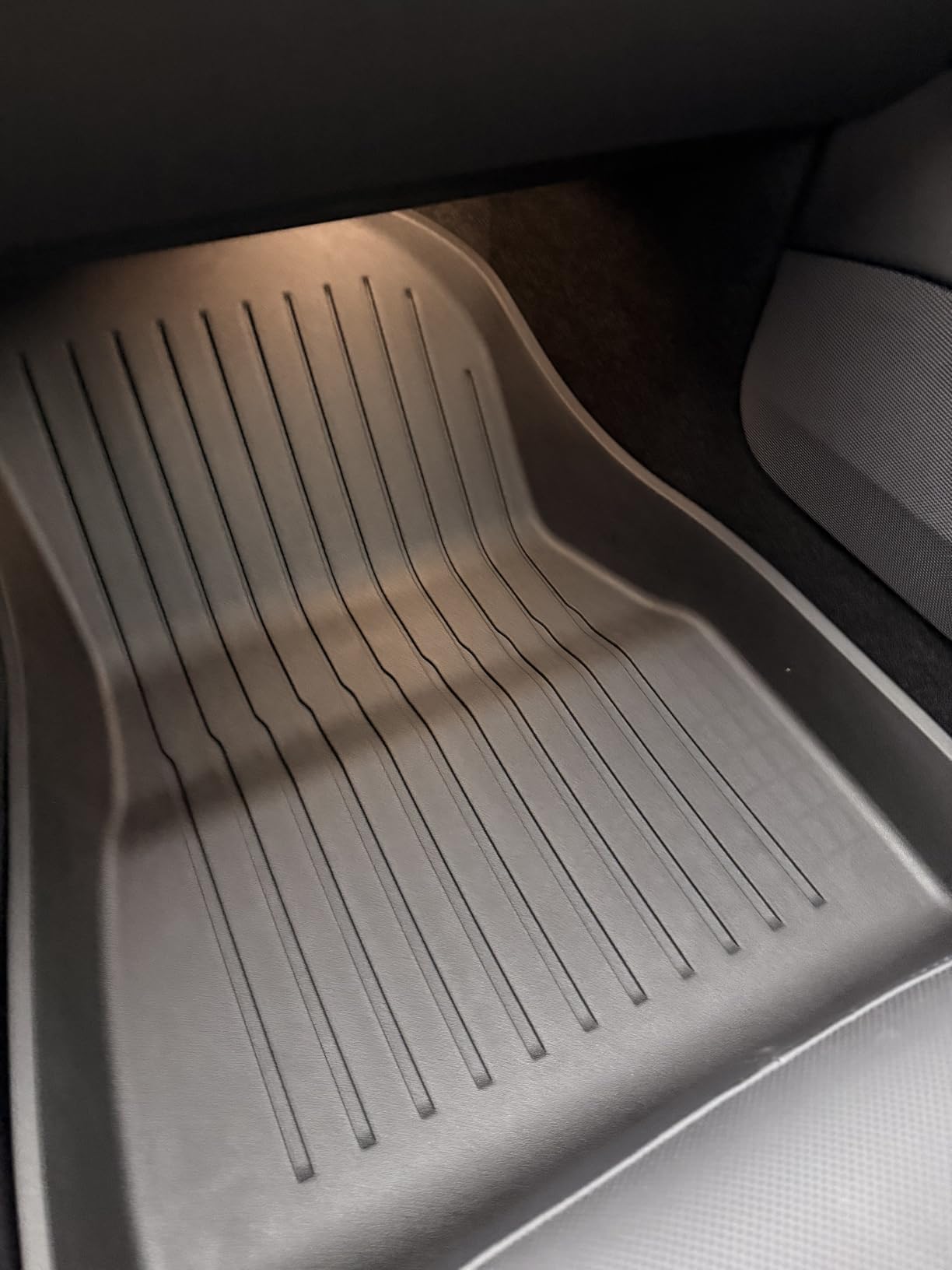 Weize Floor Mats Fit for Tesla Model 3 Highland 2025 2024, TPE All Weather Cargo Liner Floor Mats and Cargo Trunk Mats Accessories Front Rear Cargo Mat Full Set of 8 customer photo 1