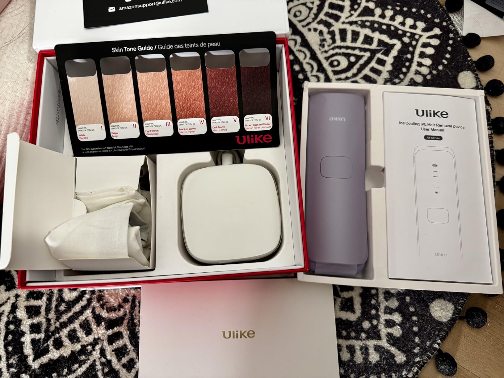 Ulike Laser Hair Removal Device Air 4 IPL Gift for Women and Men, Ice Cool and Permanent Hair Reduction for Nearly Painless, USHR Mode Hair Removal in 10mins from Home customer photo 1