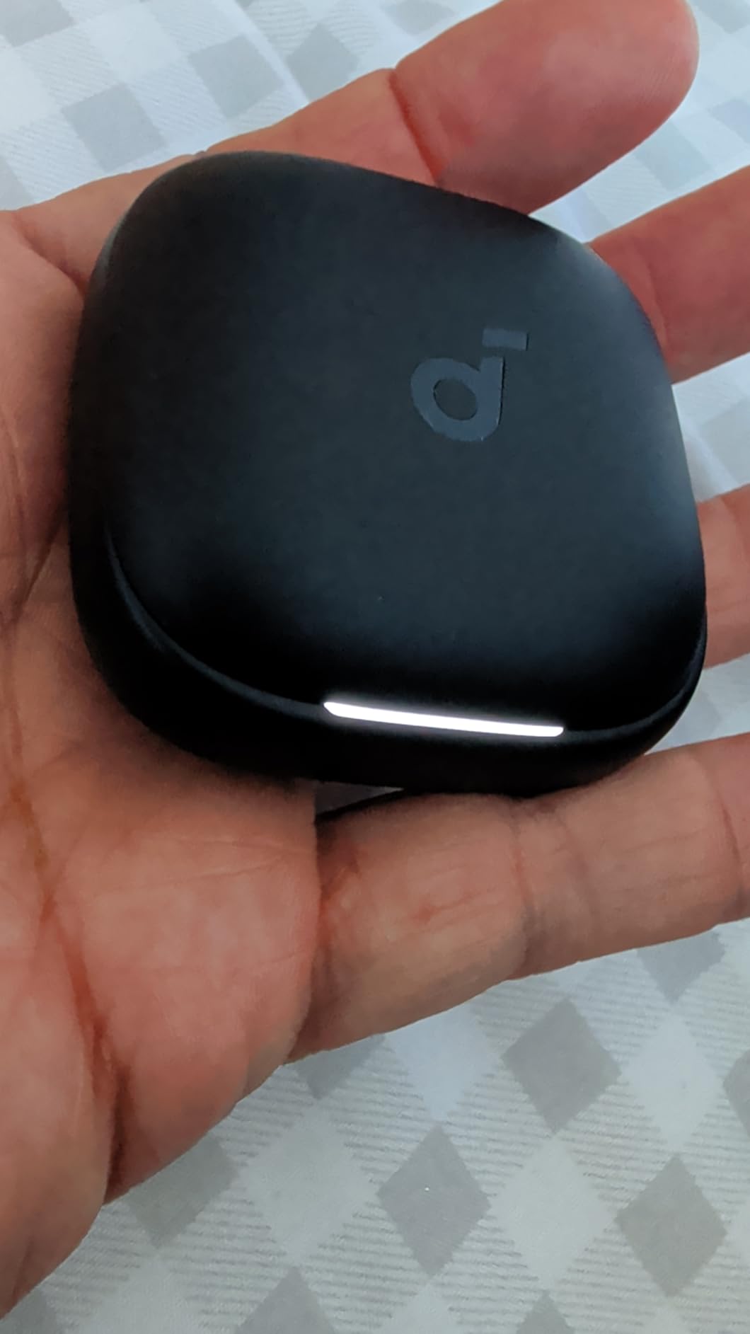 Liberty Buds by Anker, Semi-in-Ear Design, Removable Ear Fins, Real-Time Adaptive Noise Cancelling, Fast Charging, Wireless Bluetooth Earbuds, Translation Earbuds, 30H Playtime customer photo 1