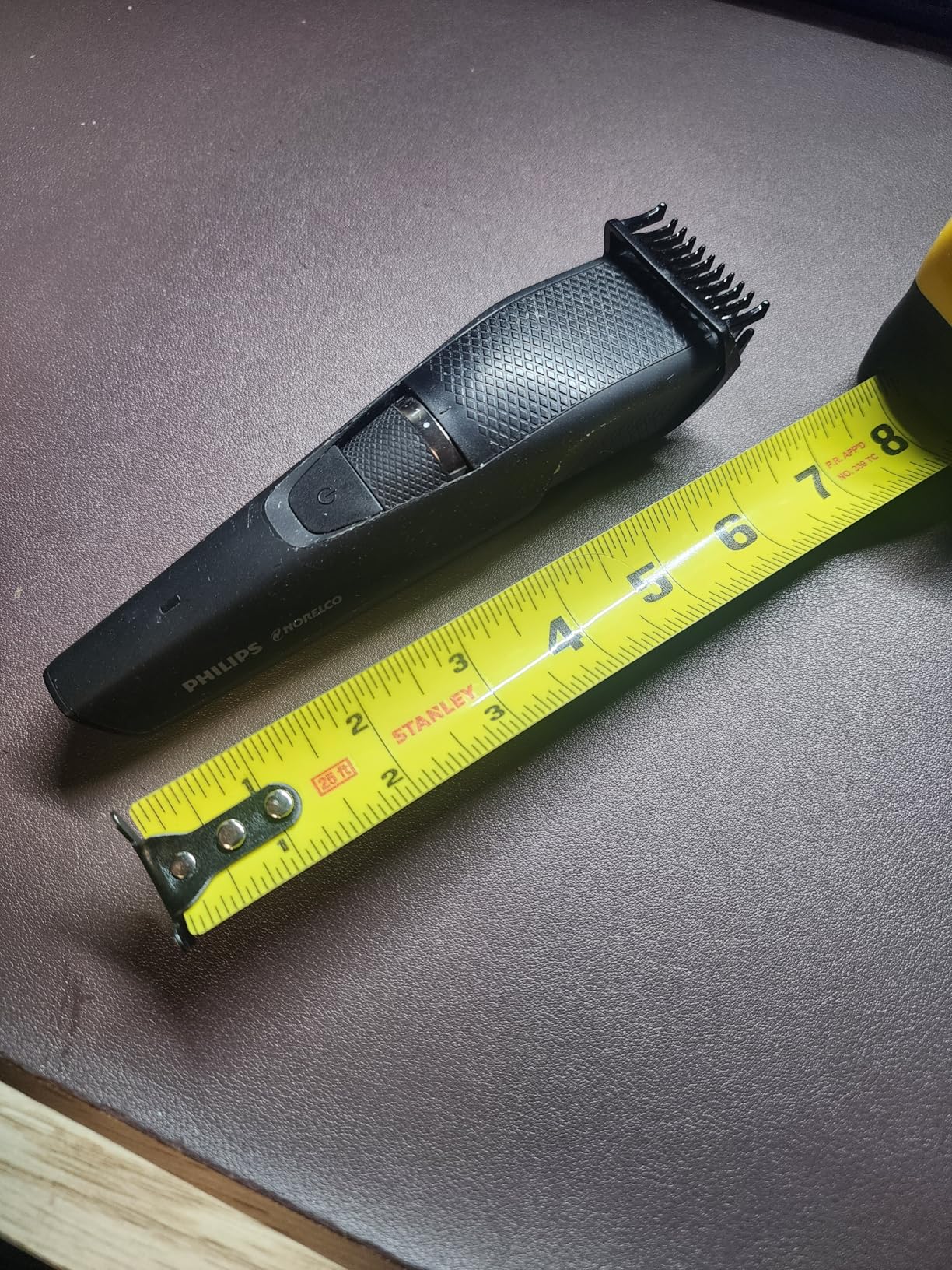 Norelco Philips 100% Waterproof Beard Trimmer 3000 Series with Self-Sharpening Blades, 40 Adjustable Beard Trimmer Length Settings & Two Lift&Trim Combs, USB Charging, BT3620/40 customer photo 1