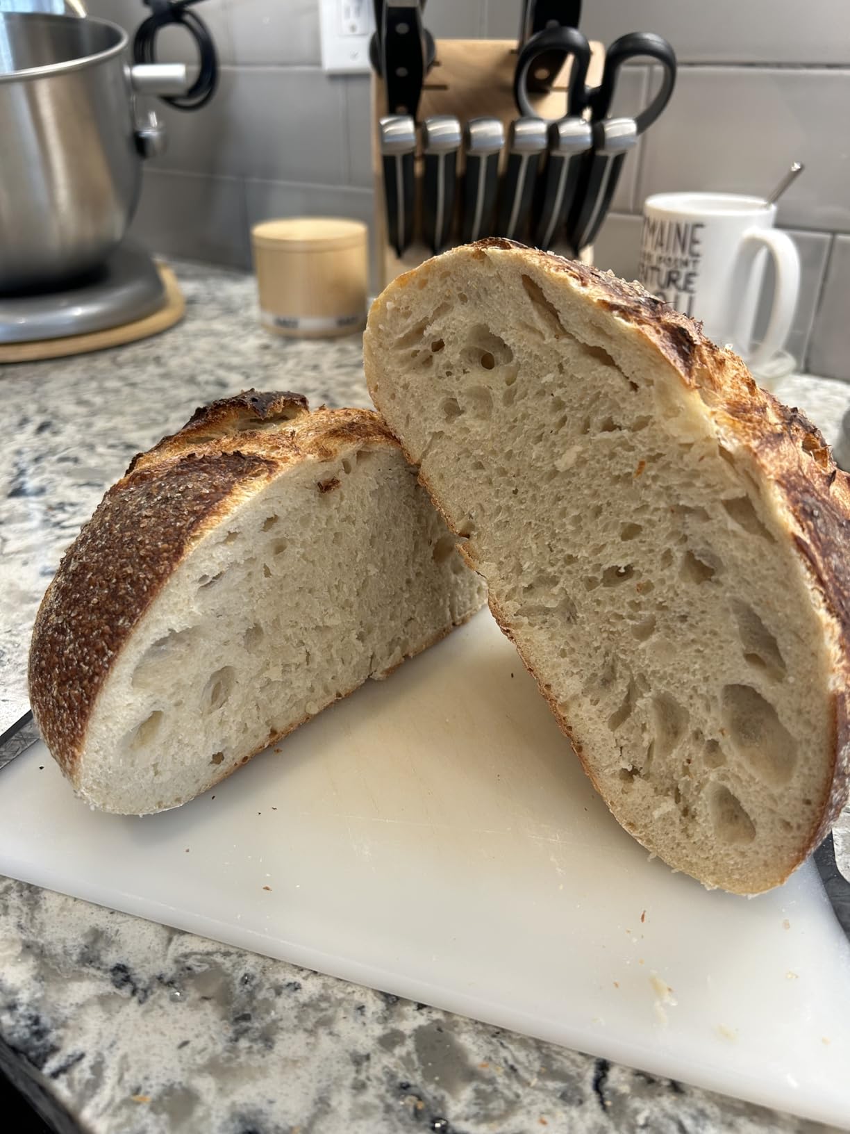 Master Baker Sourdough Starter Kit, All-Inclusive Set with Dutch Oven for Bread Baking, Banneton Proofing Basket, Sourdough Starter Jar & Tons of Baking Supplies customer photo 1