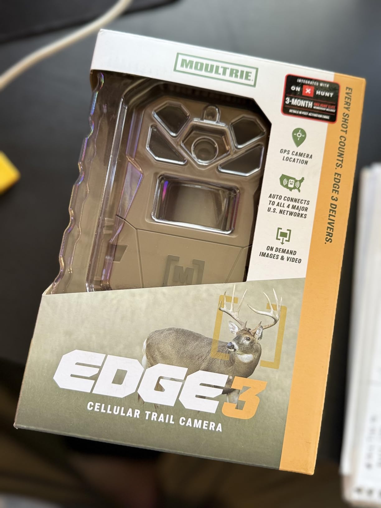 Moultrie Edge 3 Cellular Trail Camera - 2 Pack - 40MP HD Photo Capture - 1080p Low-Glow Flash - GPS - Multi-Carrier Auto-Connect - AI Buck Detection customer photo 2