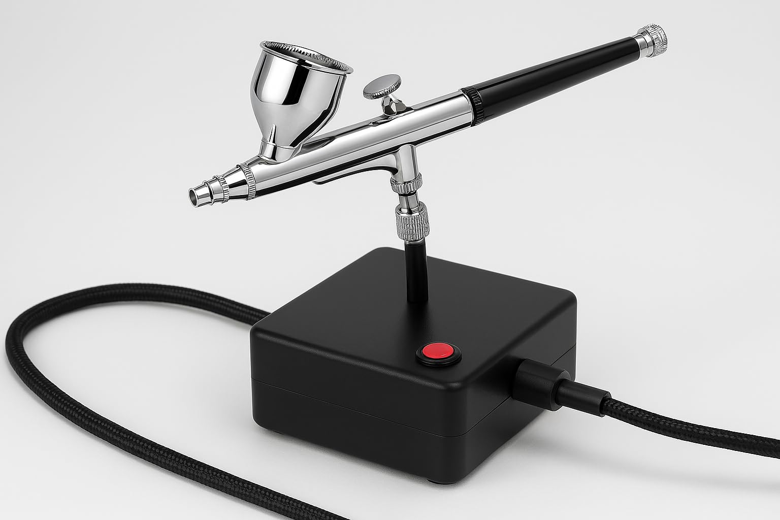 TURNRISE Airbrush Kit with Air Compressor: 50 PSI High Pressure Air Brush Kit with 0.2/0.3/0.5mm Nozzle & Cleaning Set for Painting, Modeling, Cake Decorating, Makeup, Nails, Crafts customer photo 1