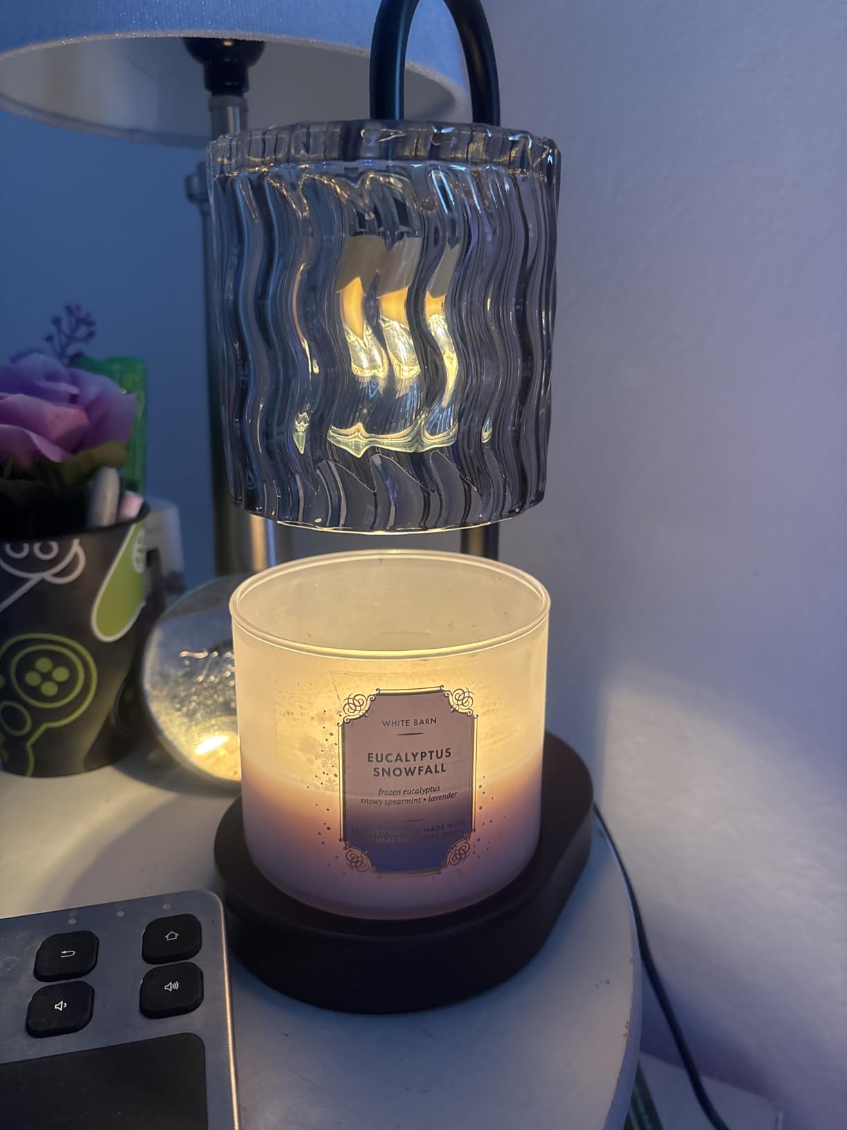 Candle Warmer Lamp Electric Timer: Dimmable Candles Warming Lamps - Height Adjustable Burner Jar - No Flame Scented Melts Wax - All Candle Jars Home Decor Table Light customer photo 1