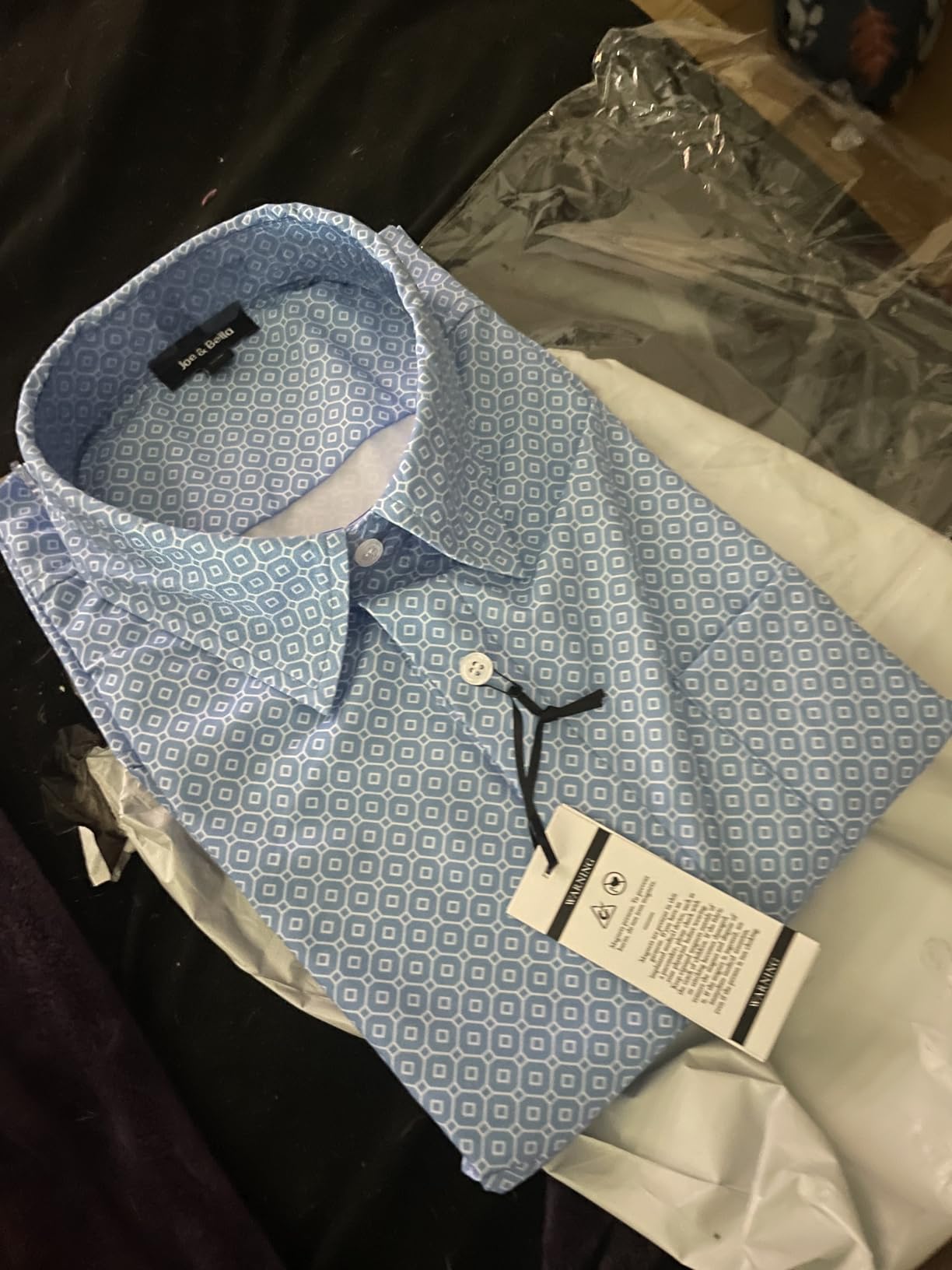 Short-Sleeve Magnetic Button Shirts for Men - Adaptive Dress Shirts - Easy One-Hand Dressing customer photo 2