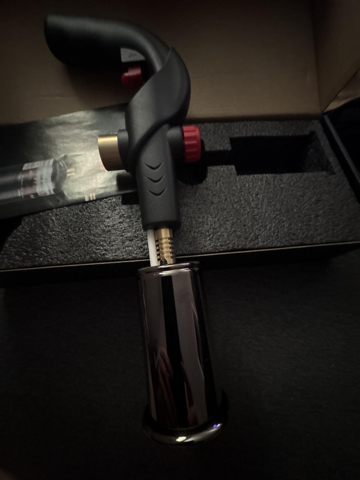 Propane Torch - Adjustable Grill Torch with Flame Control for Steak, BBQ, Campfire & Charcoal Starter - Professional Kitchen Torch for Culinary & Outdoor Use (Propane Tank Not Included) customer photo 2