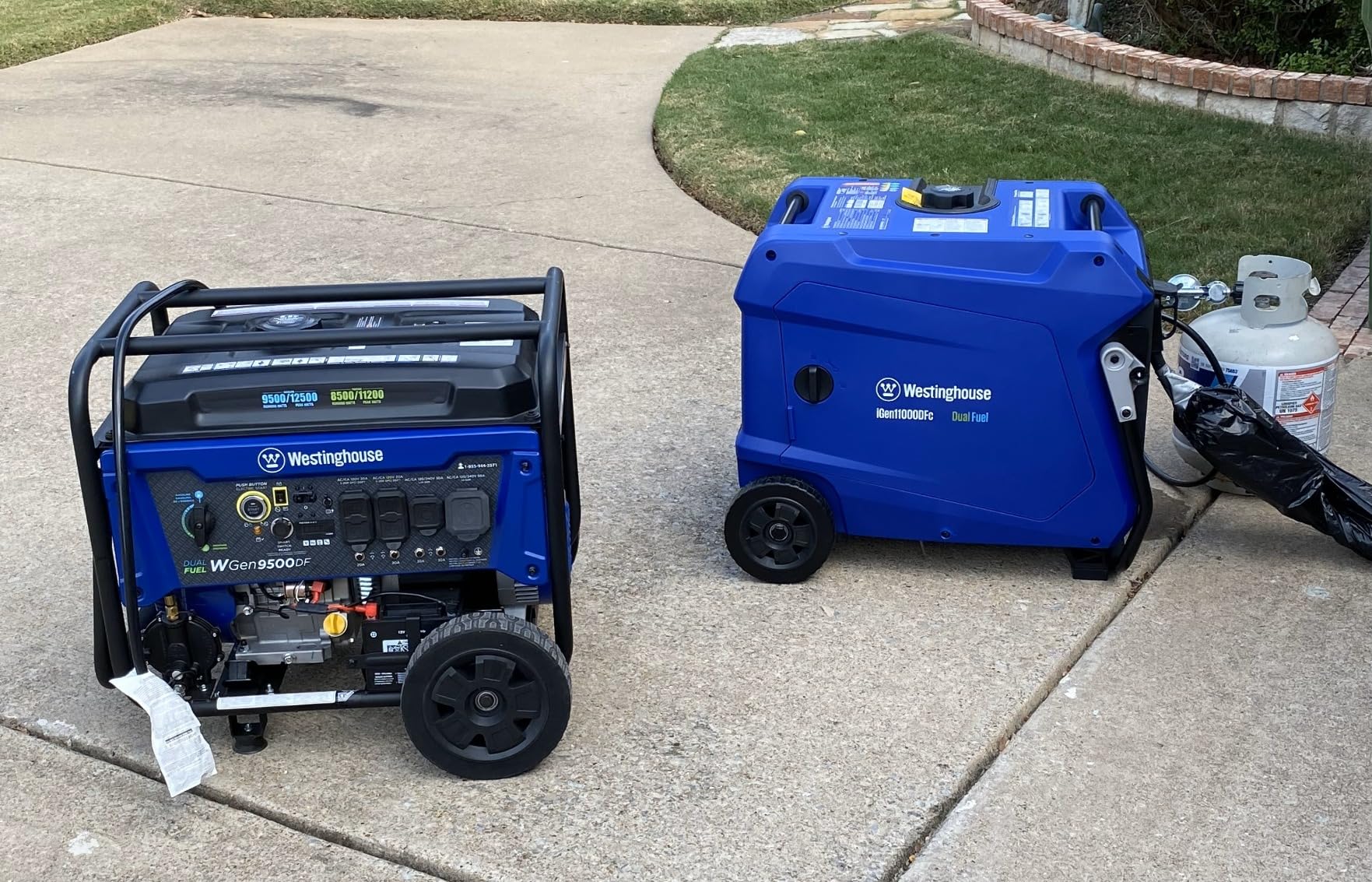 Westinghouse 8200 Peak Watt Tri-Fuel Portable Inverter Generator, Remote Electric Start, Transfer Switch Ready, Gas, Propane, Natural Gas, Low THD, Safe for Electronics, Parallel Capable, CO Sensor customer photo 2