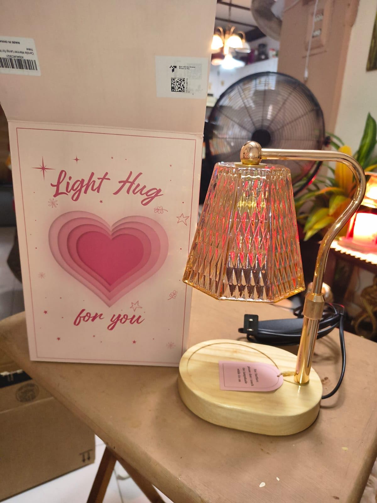 Candle Warmer Lamp with Timer Dimmable Gifts for Women, Adjustable Height Wax Warmer Lamp for Scented Candles, House Warming Gifts for New Home Modern Farmhouse Decor customer photo 1