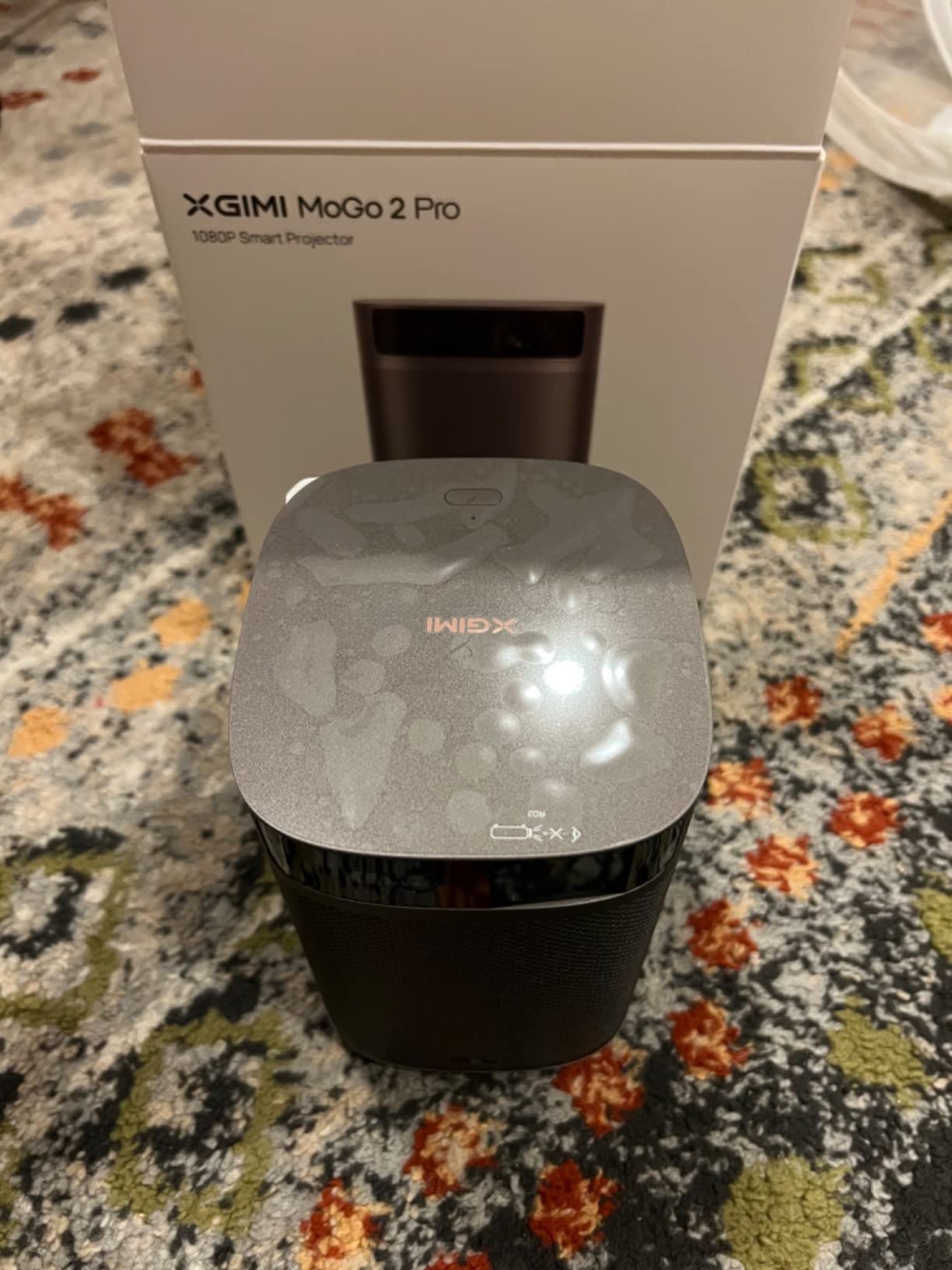 MoGo 2 Pro 1080P Portable Projector, Google TV with Licensed Netflix, with WiFi and Bluetooth, 430 ISO Lumens, 2X8W Speakers, Supports 4K, Auto Focus, Object Avoidance, Screen Adaption customer photo 2