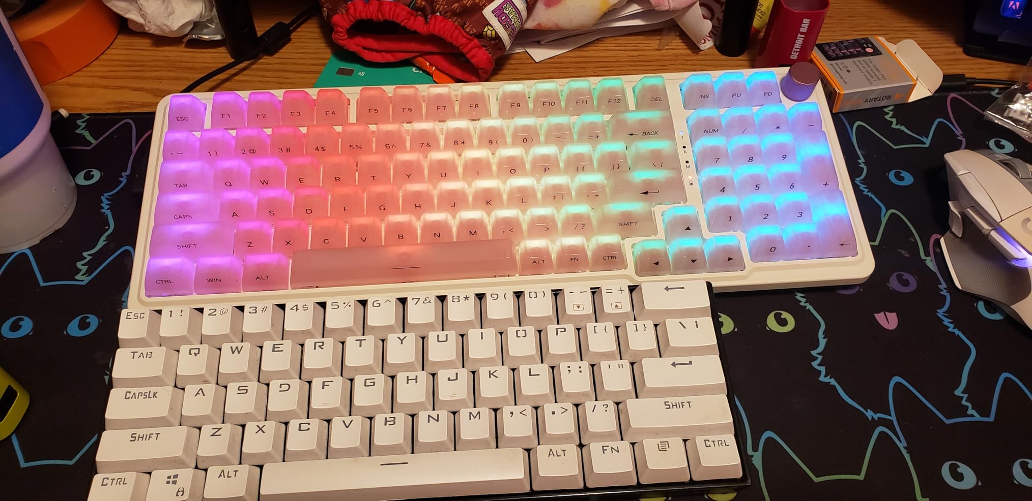 Redragon K686 HE Rapid Trigger Gaming Keyboard, 8K Wired Mechanical Keyboard w/Next-Gen UltraMag 100% POM Silky Magnetic Switch, Dual-Module Floating Patent Structure Design, 2-Layer Noise Dampening customer photo 1