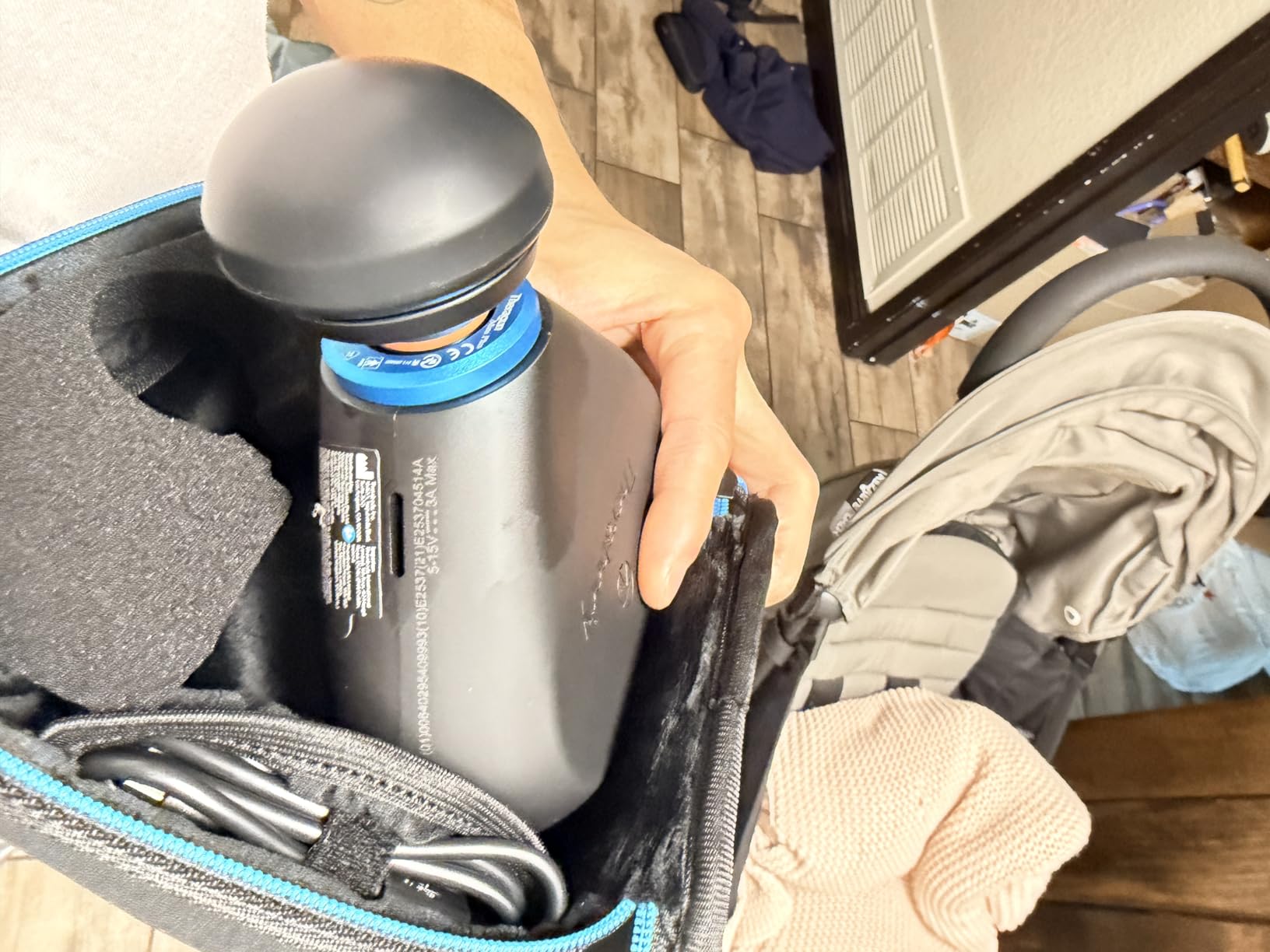 Mini Plus Massage Gun by Therabody - Portable Massage Enhanced with Heat - Travel Essential for Faster Recovery On The Go customer photo 1