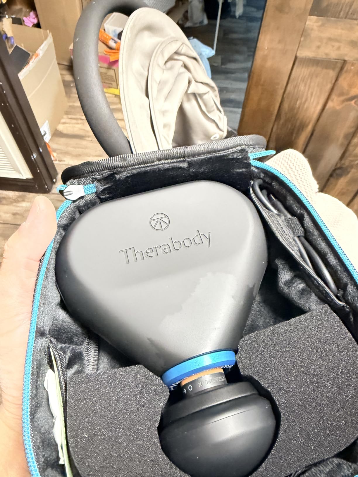 Mini Plus Massage Gun by Therabody - Portable Massage Enhanced with Heat - Travel Essential for Faster Recovery On The Go customer photo 2