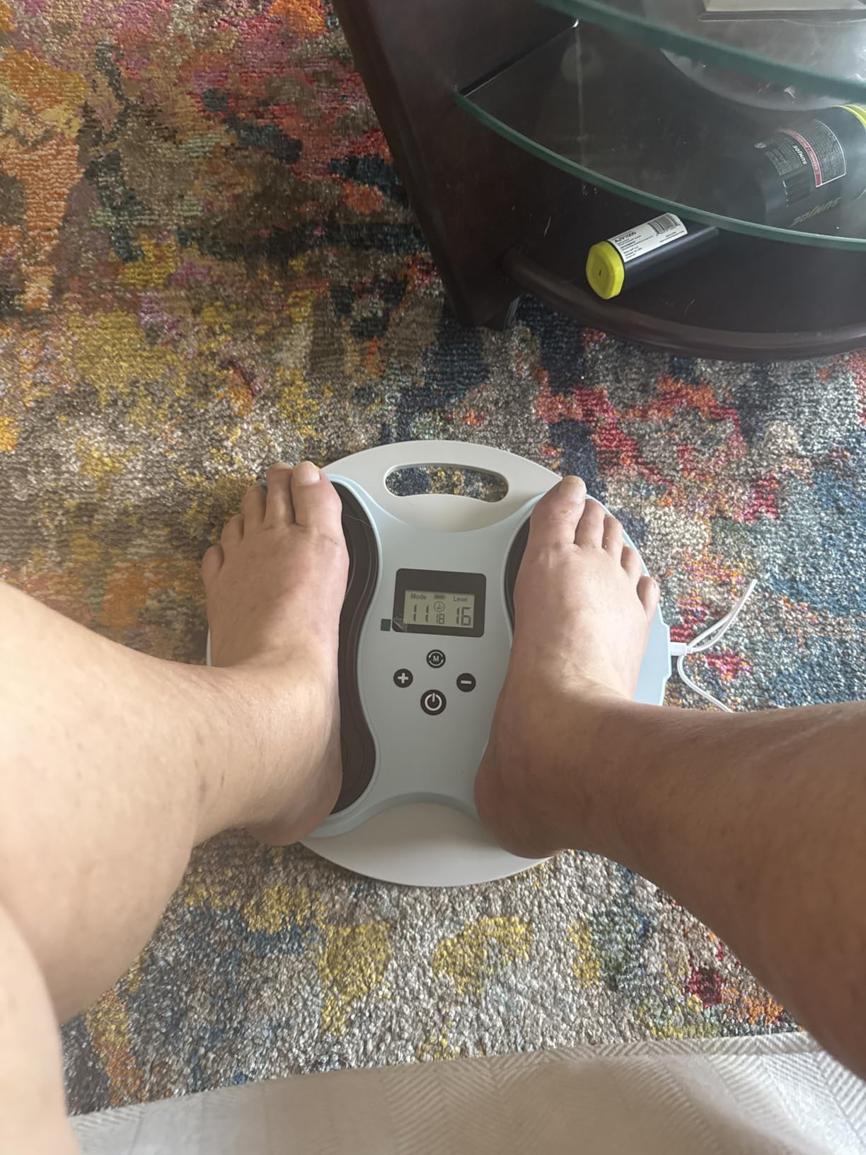 Foot Massager for Neuropathy(FSA&HSA Eligible), EMS & TENS Foot Circulation Stimulator, Neuropathy Pain Relief for Feet, Plantar Fasciitis Massager, Muscle Stimulator with 4 Body Pads customer photo 2