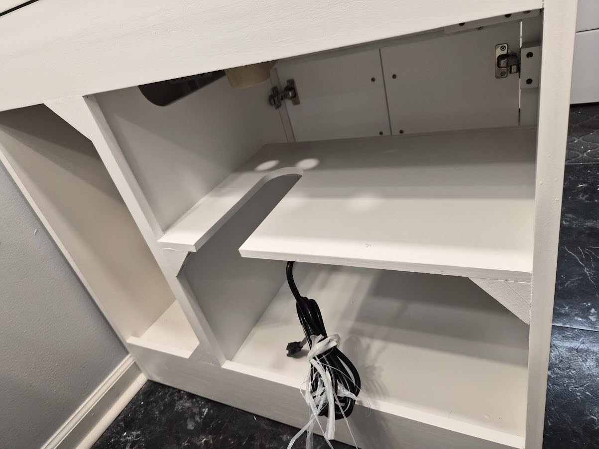 72-inch Natural Oak Bathroom Vanity with 2 Sinks, Solid Wood, 0.79-inch Stone Countertop and Backsplash, 6 Drawers, 4 Soft Closing Doors customer photo 1