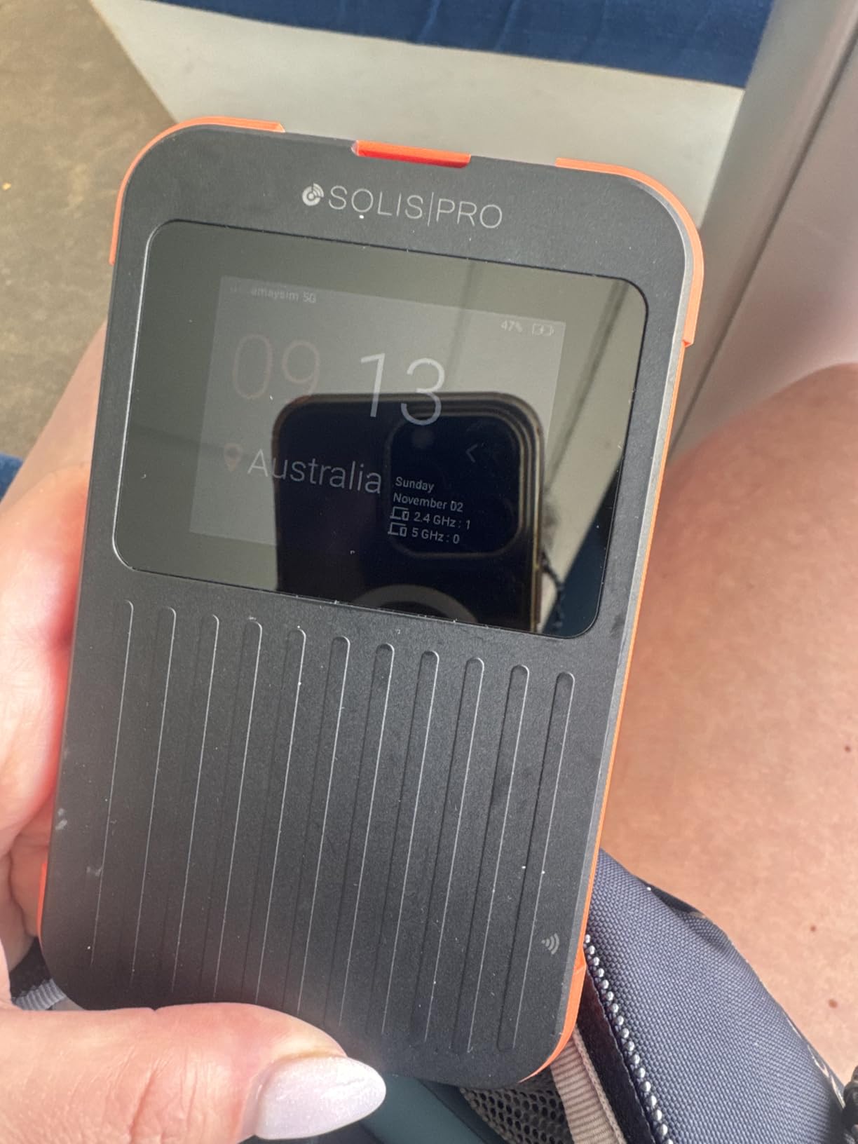 Solis Edge - 5G Hotspot Device, Bundle Includes Lifetime Data (12GB Per Year) and 10GB Global Data, WiFi in 140+ Countries, Access 300+ Mobile Carriers, Portable Internet by SIMO customer photo 2