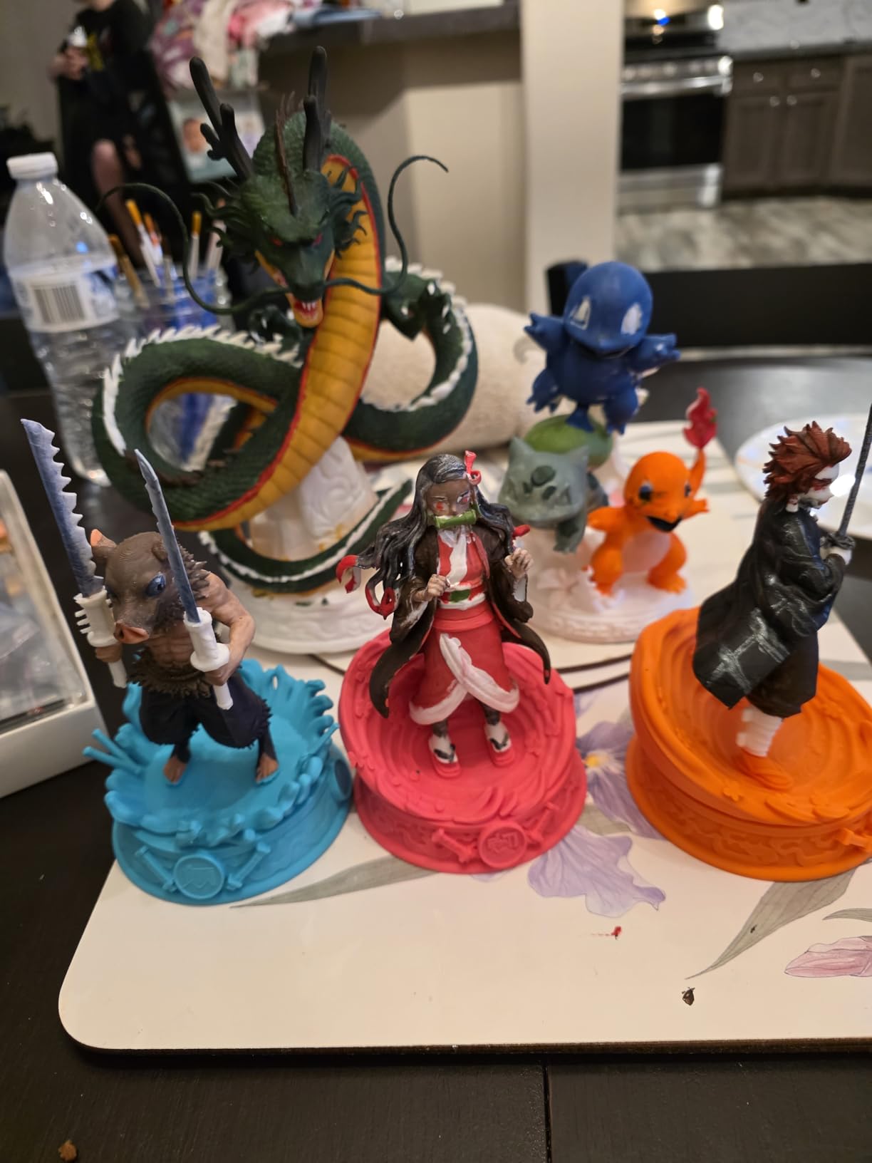 X ARTY HUB Model Paint Set - 20 Colors with 3 Brushes, Miniature Paints (Base/Skin Tones/Shadows/Metallics) for Airbrushing & Hand Painting, Acrylic Paint for Models, Miniatures & Wargaming Props customer photo 1