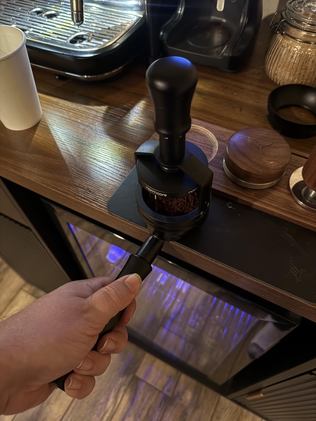 Normcore 58mm Concentric Needle Distributor Tool V3, Espresso WDT Tool with Magnetic Base, Adjustable Depth Coffee Stirrer, Distribution Tool for Baristas customer photo 2