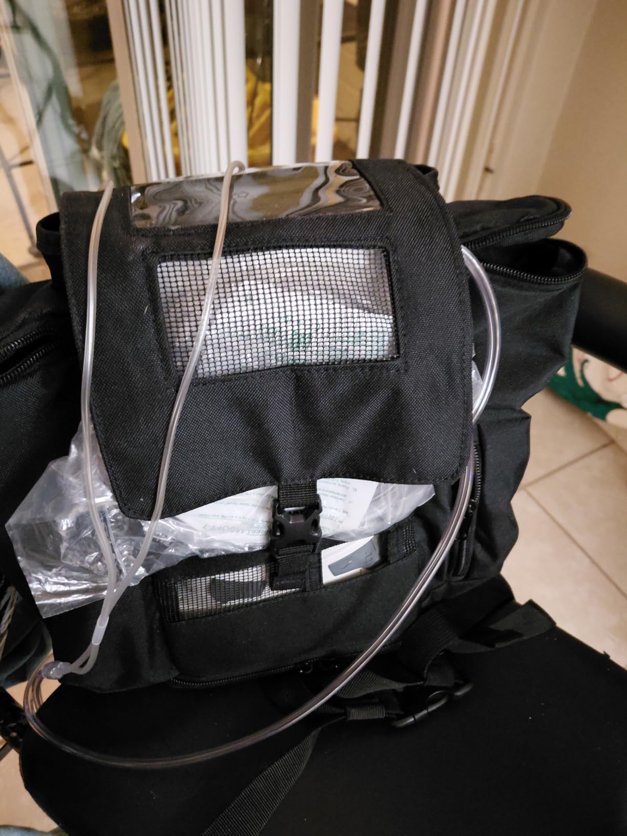 O2TOTES WEAR YOUR OXYGEN WITH STYLE Backpack Fit For Caire Freestyle Comfort; Zippered bottom, pockets for accessories, padded backpack straps, backpack only customer photo 1