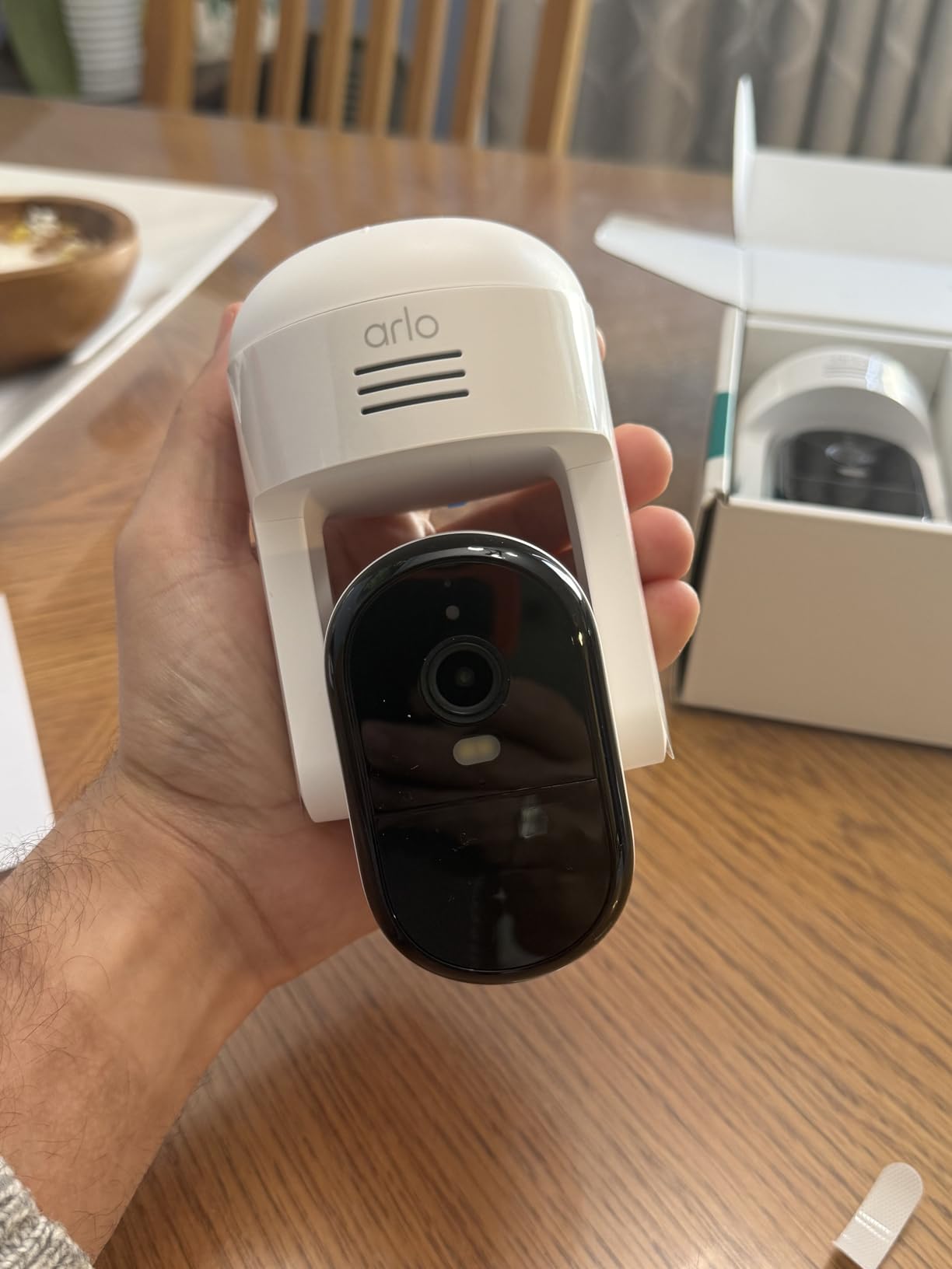 Essential Pan Tilt Security Camera 2K - Wired Plug-in Power Outdoor Camera, Person Recognition, Package Detection, Animated Preview, 1-Month Trial of Secure Plan, Auto Motion Tracking, 2 Cam customer photo 2