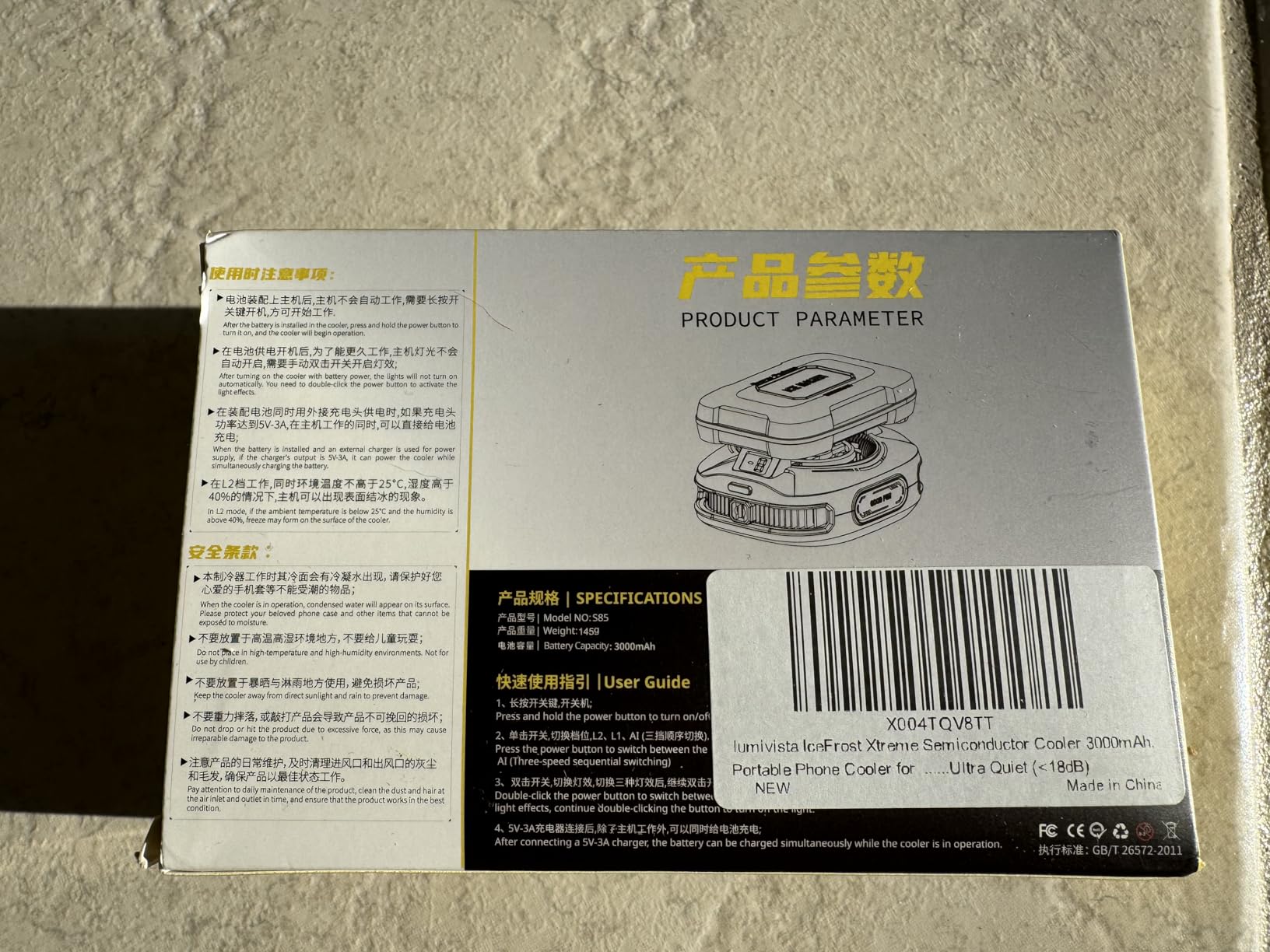 Cell Phone Cooler for Gaming,Magnetic Portable Rechargeable Battery Mobile Phones Radiator,Cellphone funcooler with RGB Lights for iPhone Series,ipad pro Tablet,Tikok Live customer photo 2