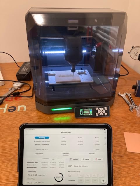 Genmitsu Cubiko CNC Router Machine with Enclosure, PCB Milling Machine, Smart Desktop CNC with Auto Z-Probing, WiFi & APP Supported, Great for Polishing, Drawing, Woodworking customer photo 2