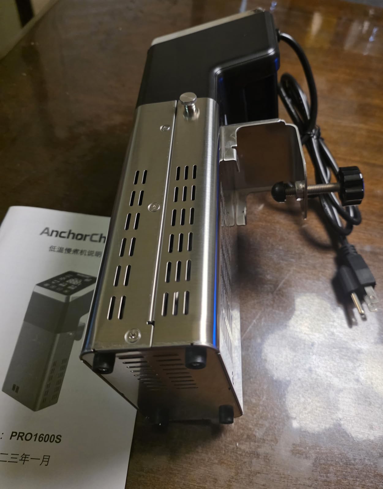 Commercial Sous Vide Precision Cooker 1400W | Fast-Heating Immersion Circulator | Thermal Sous Vide Machine with Accurate Temperature & Timer | IPX7 Waterproof | Quiet | For Restaurants & Home Kitchen customer photo 1