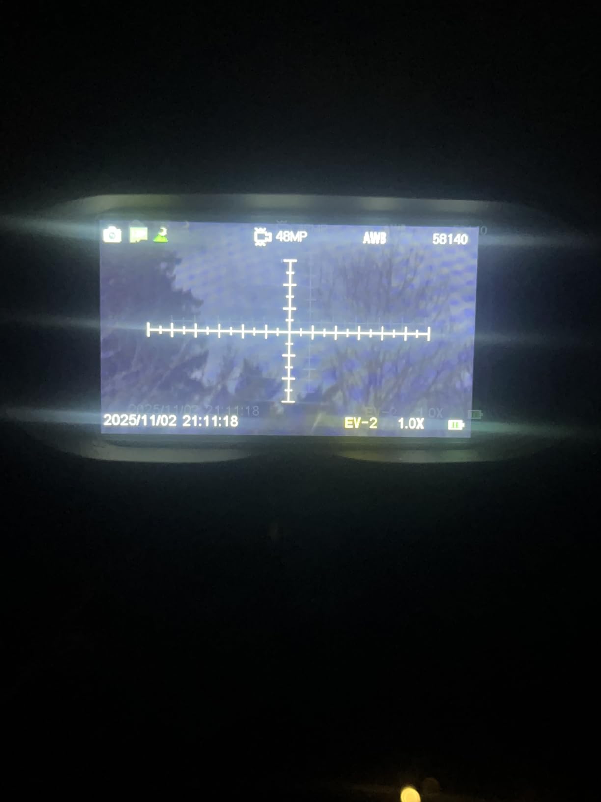 Night Vision Goggles - Smart APP 4K Night Vision Binoculars, 10000mAh Battery, 128GB Card for Photo and Video, 3'' UHD Screen & 8X Zoom Binoculars for Camping, Hunting, Security (Black) customer photo 1