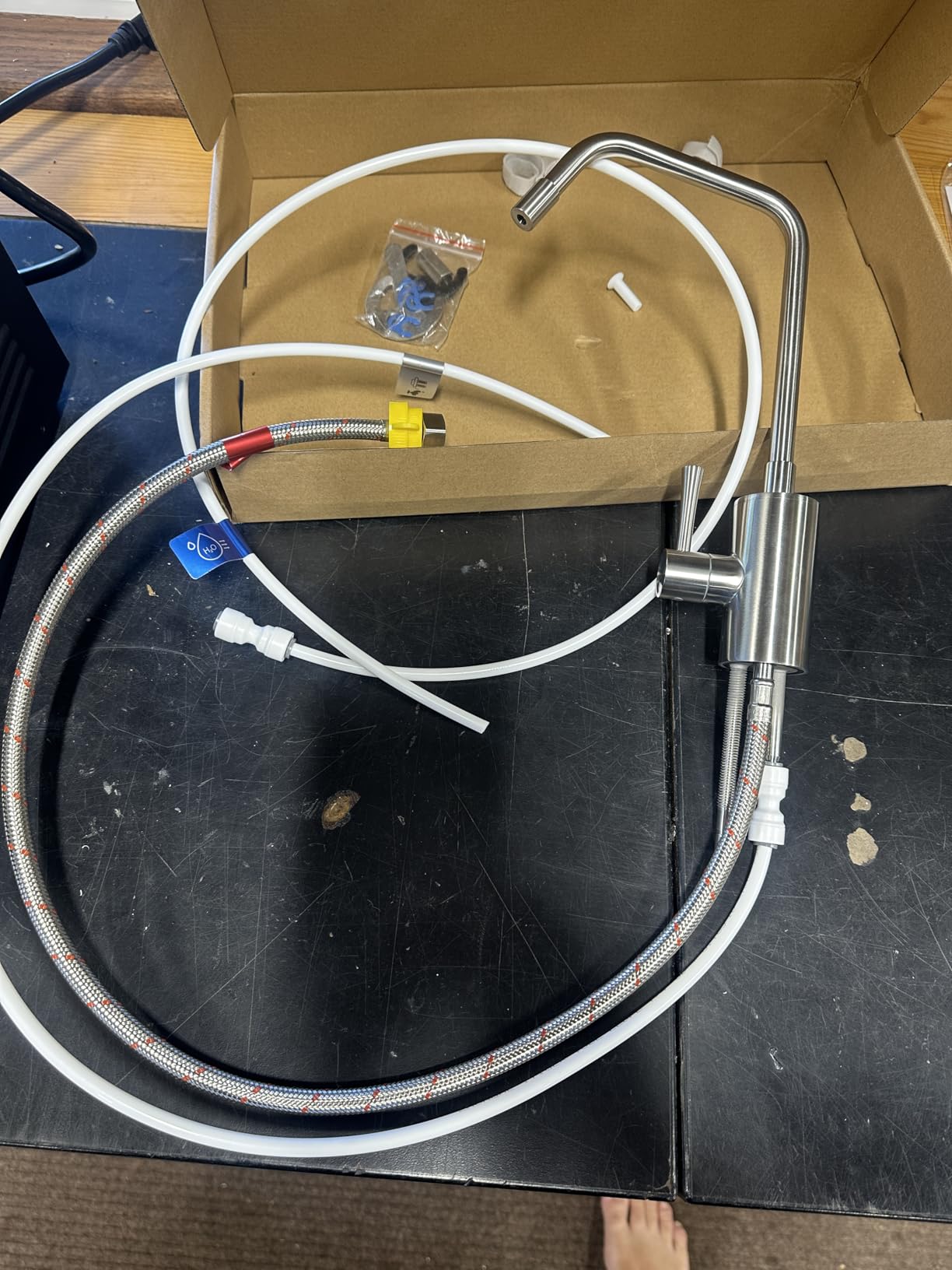 Instant Hot Water Dispenser 110V, Under-Sink Hot Water Boiler with Faucet, 3.4 Qt Stainless Steel Tank, Digital Temperature 113-208F, Energy-Efficient Design, Quiet Operation & Child Safety Lock customer photo 1